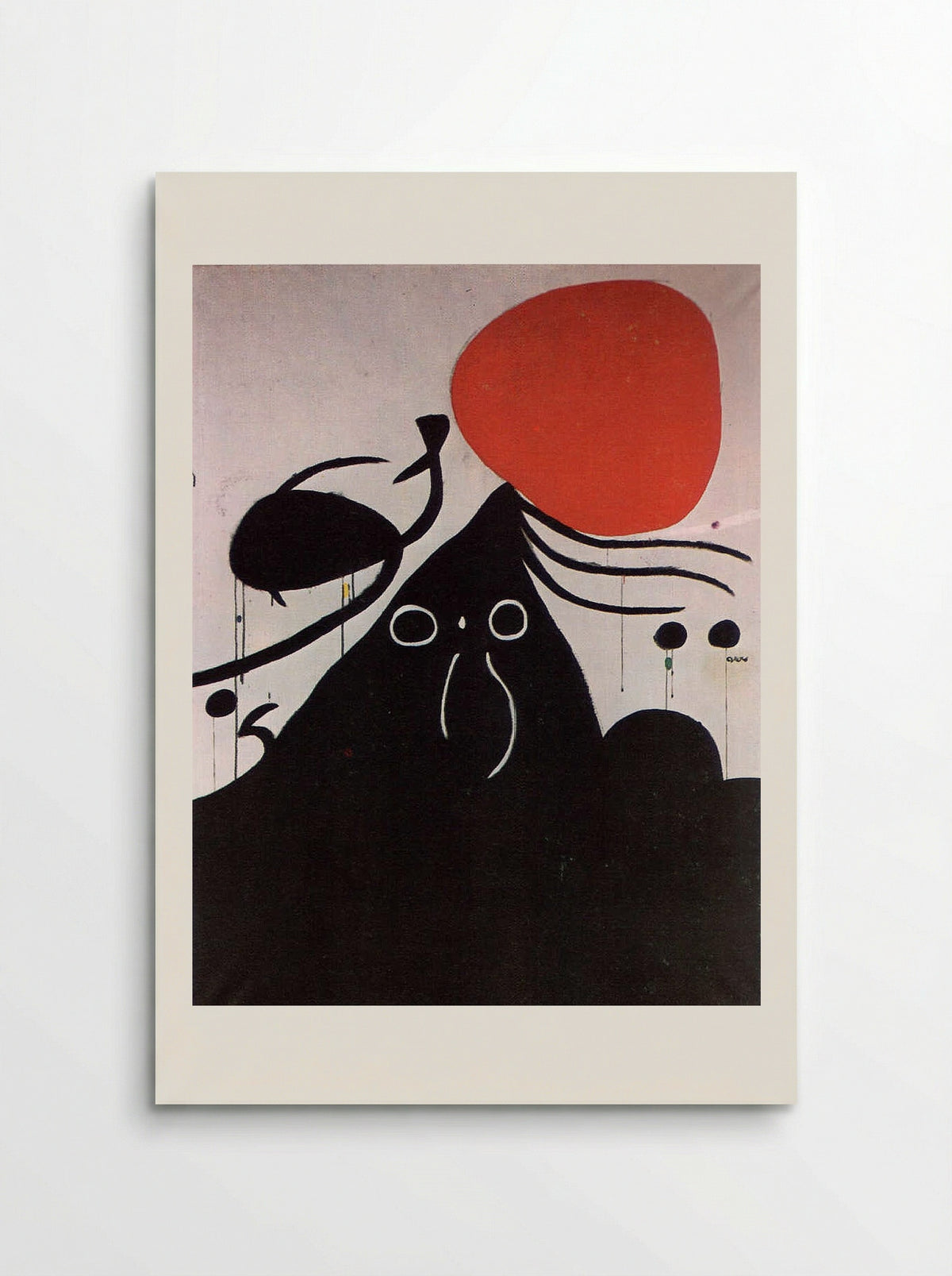 Woman in front of the sun I - Joan Miró - Poster