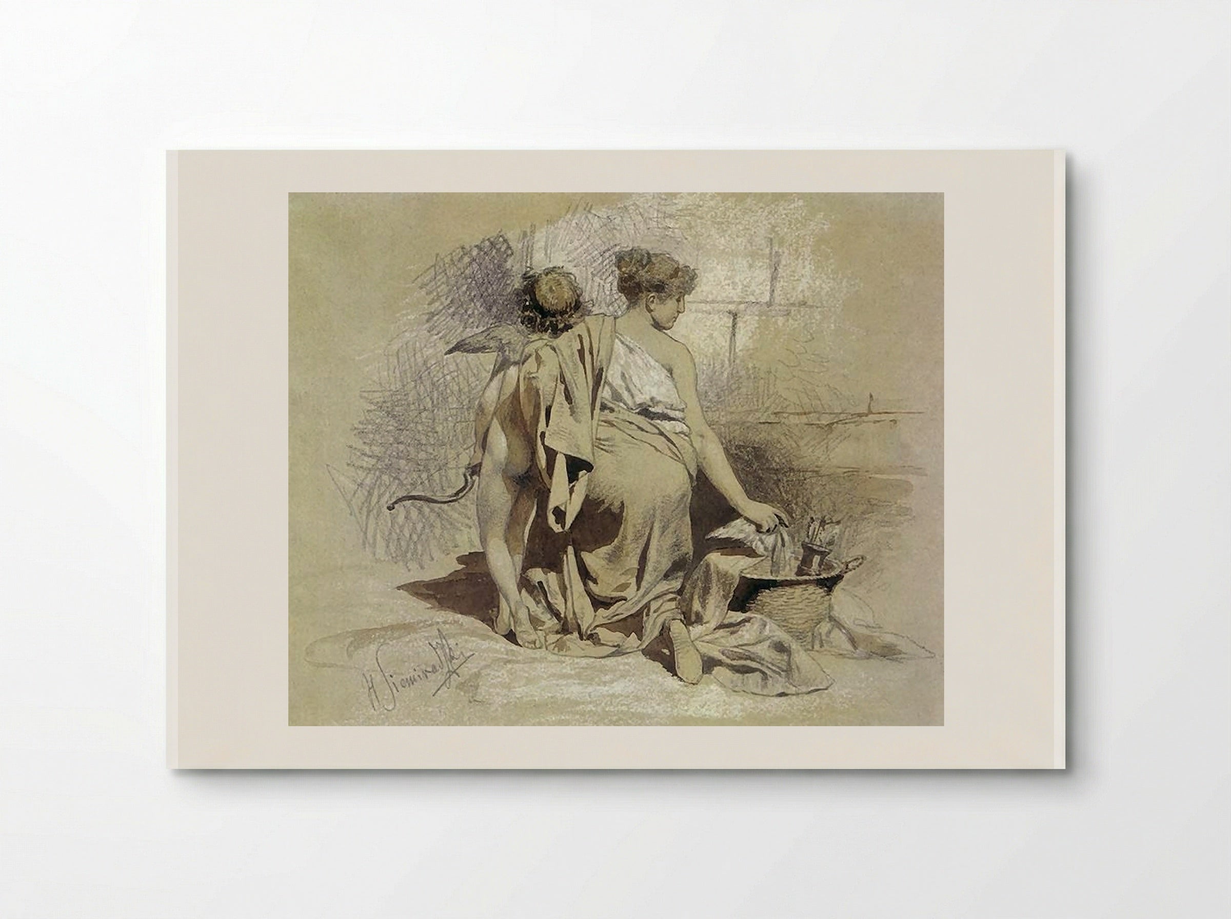Woman with Amours - Henryk Siemiradzki - Poster