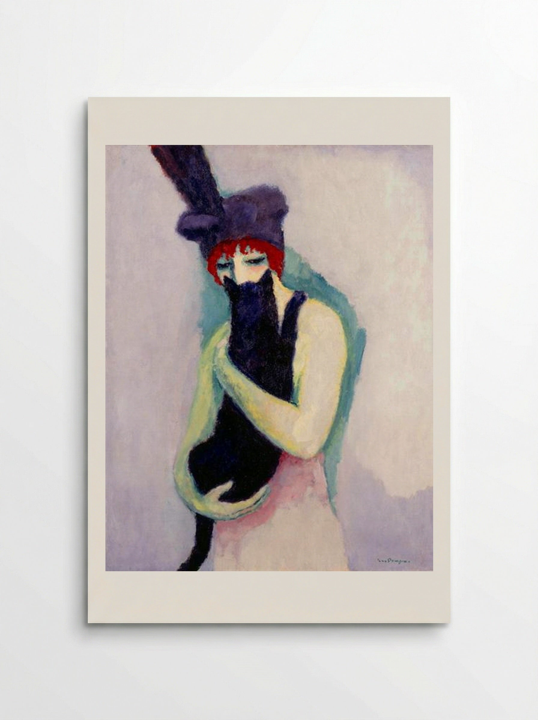 Woman with Cat - Kees van Dongen - Poster