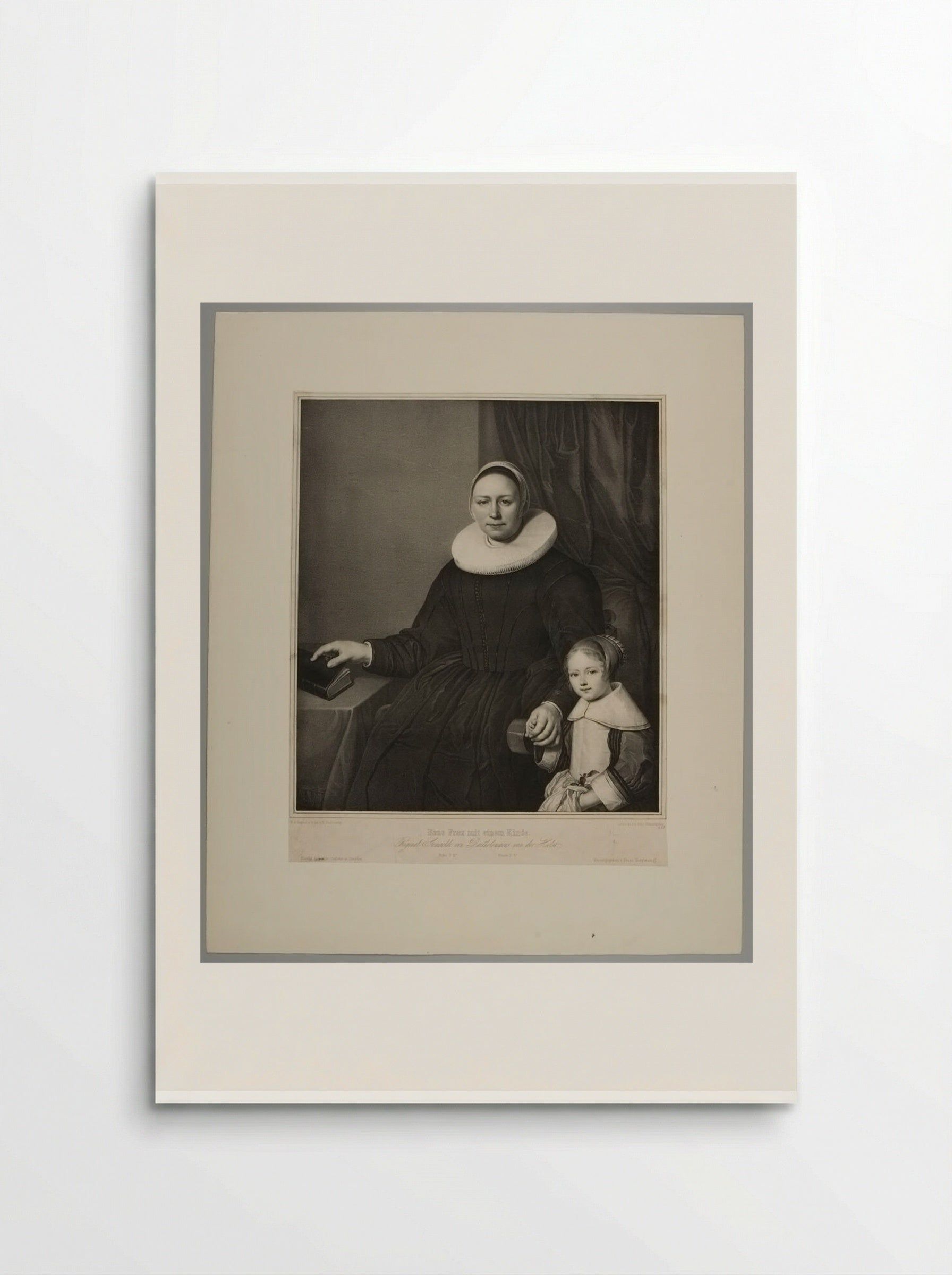 Woman with Child - Franz Hanfstaengl - Poster