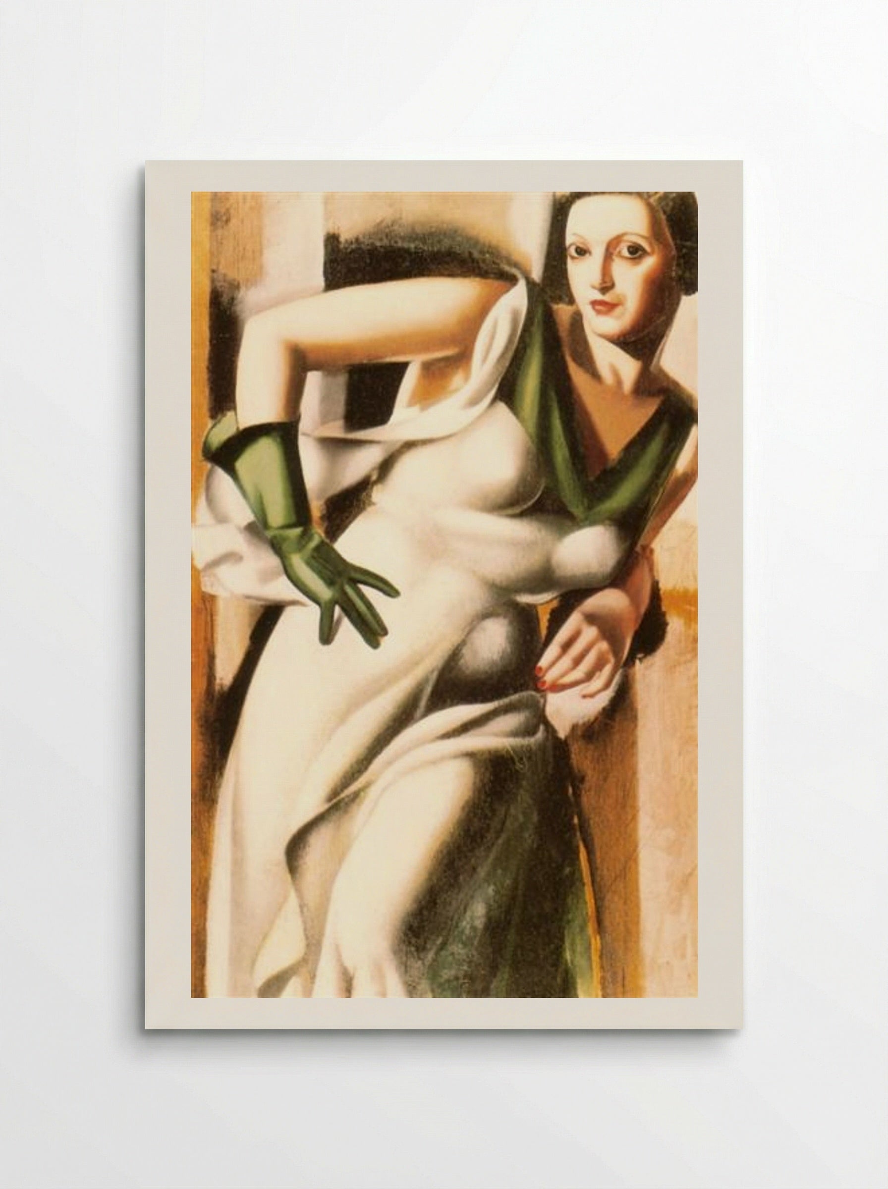 Woman with a Green Glove - Tamara de Lempicka - Poster