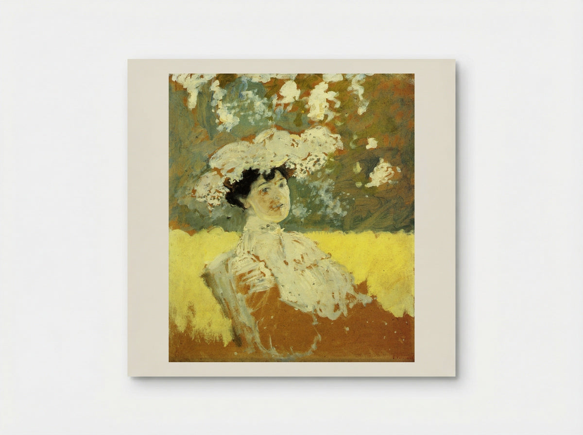 Woman with a Hat - Edouard Vuillard - Poster