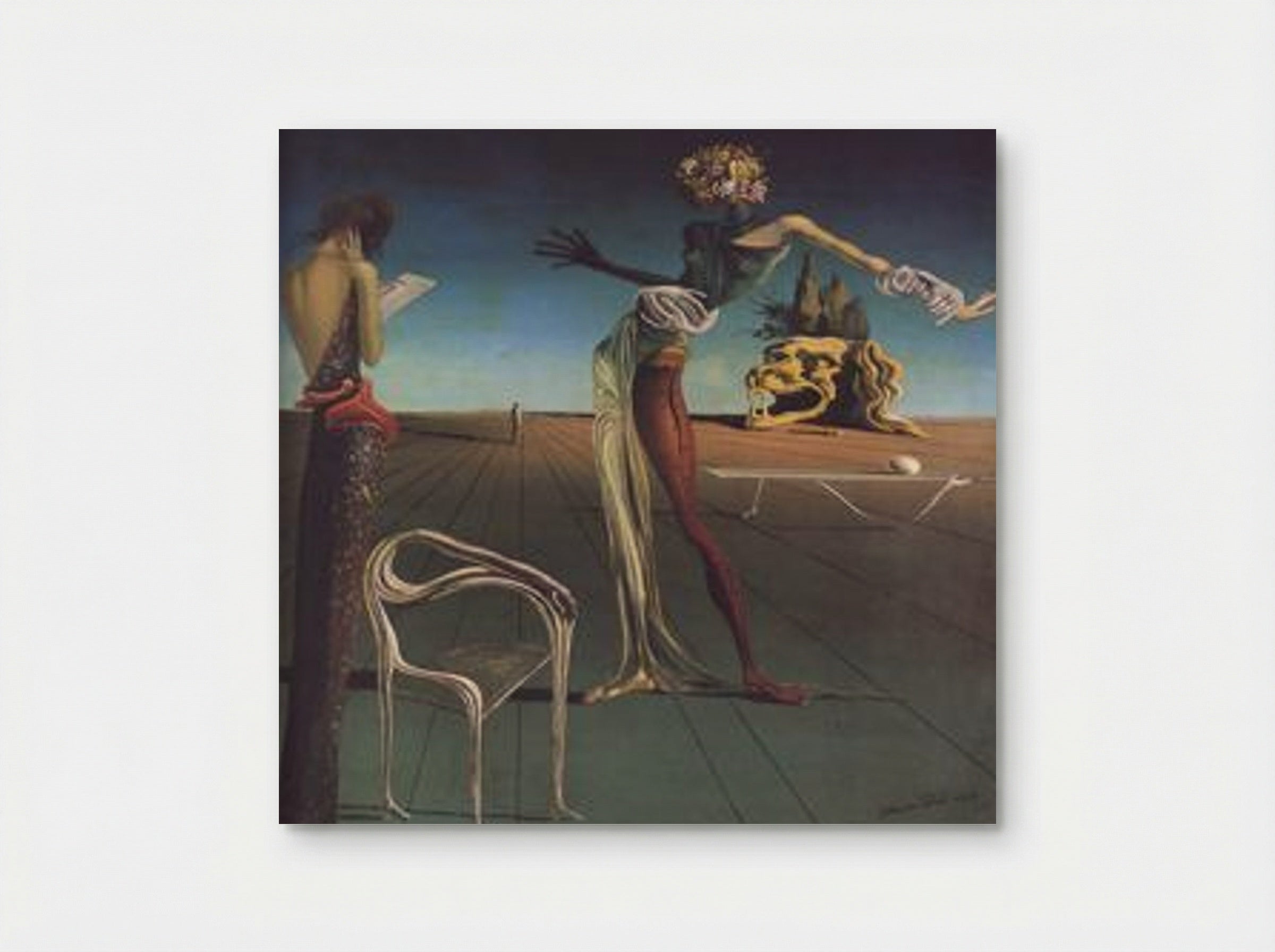 Woman with a Head of Roses - Salvador Dalí - Poster