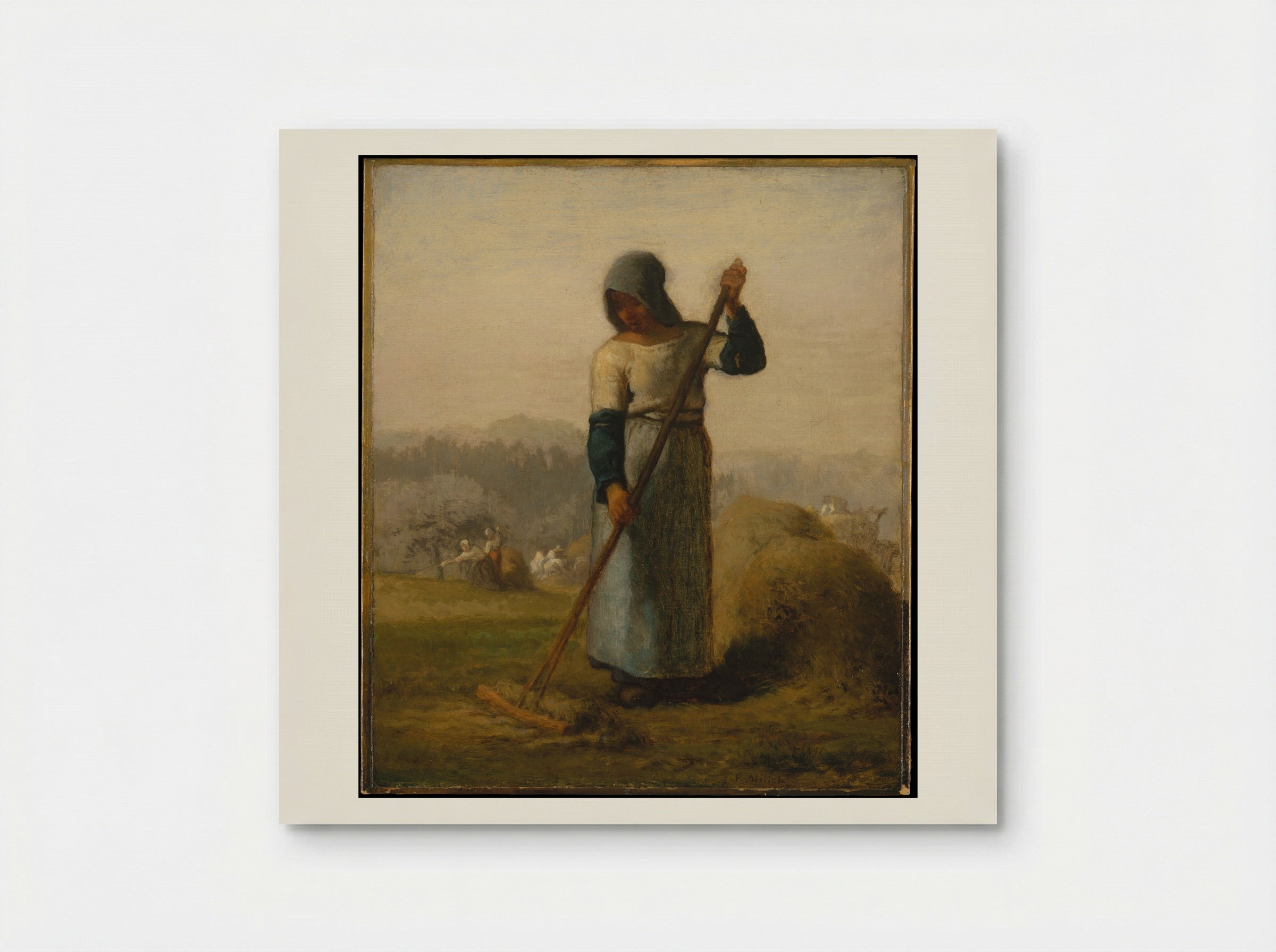 Woman with a Rake - Jean-François Millet - Poster