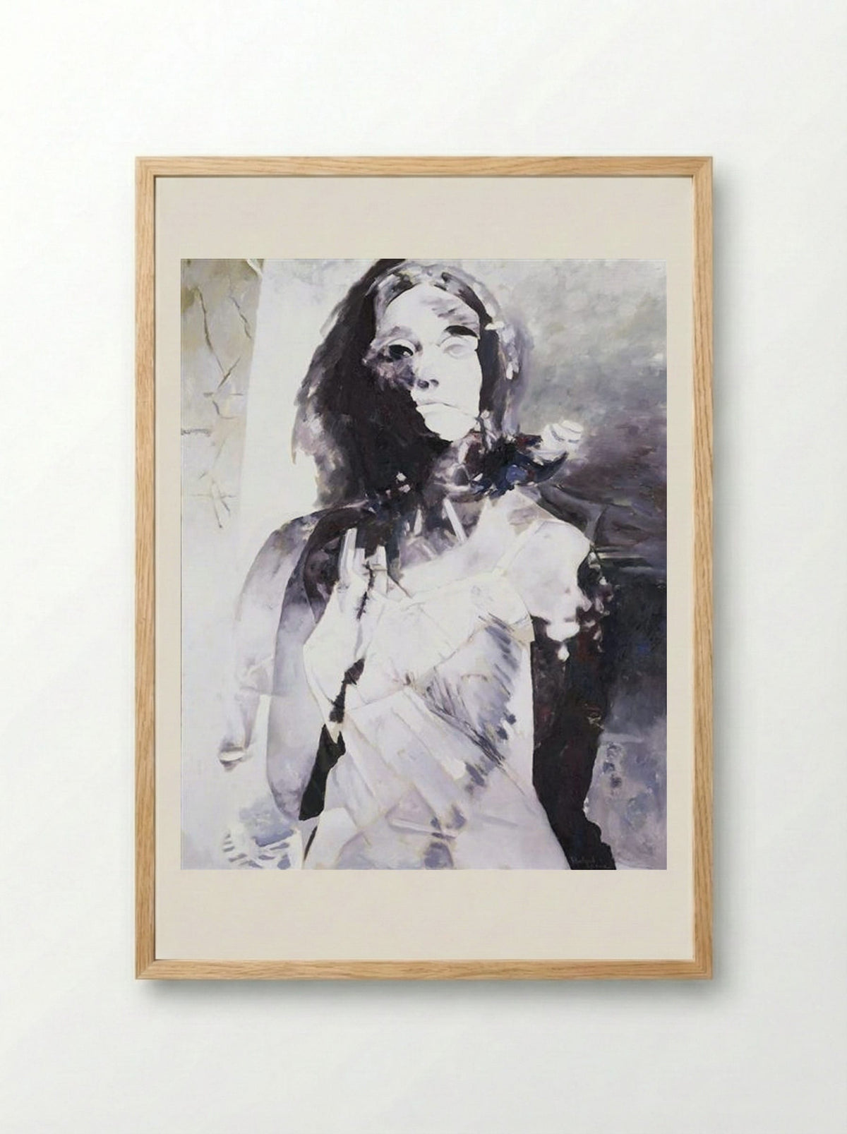 Woman - Balcomb Greene - Framed Print Wood