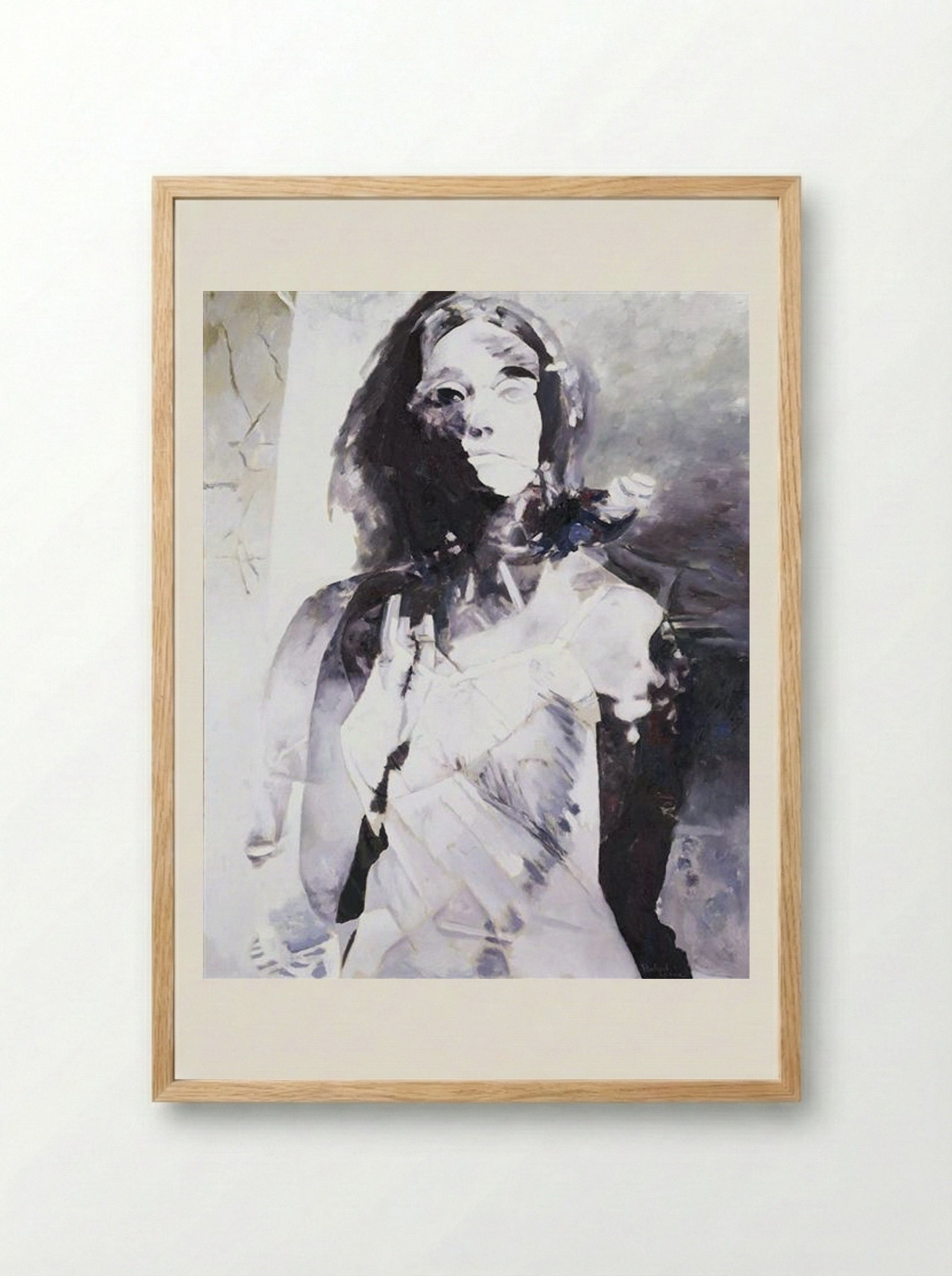 Woman - Balcomb Greene - Framed Print Wood