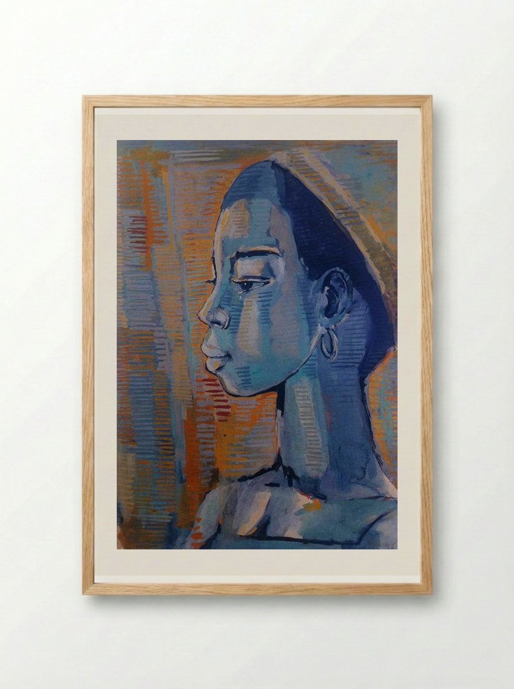 Woman - Gerard Sekoto - Framed Print Wood