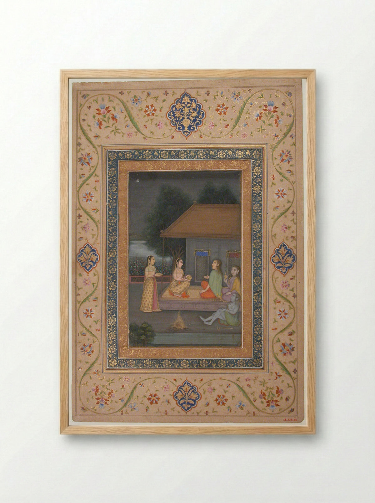 Women Conversing - Unknown Artist - Framed Print Wood