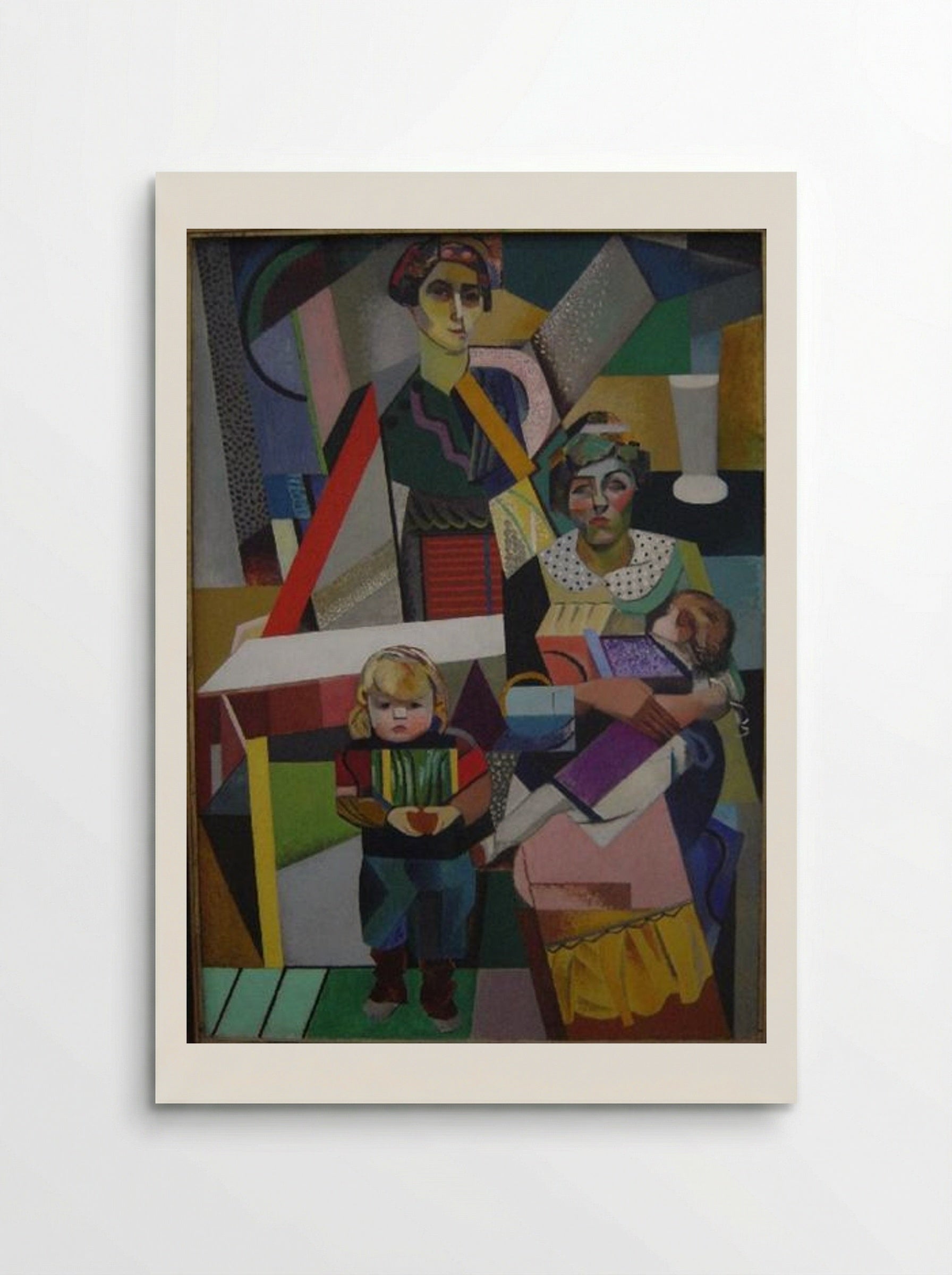 Women and Children - Auguste Herbin - Poster