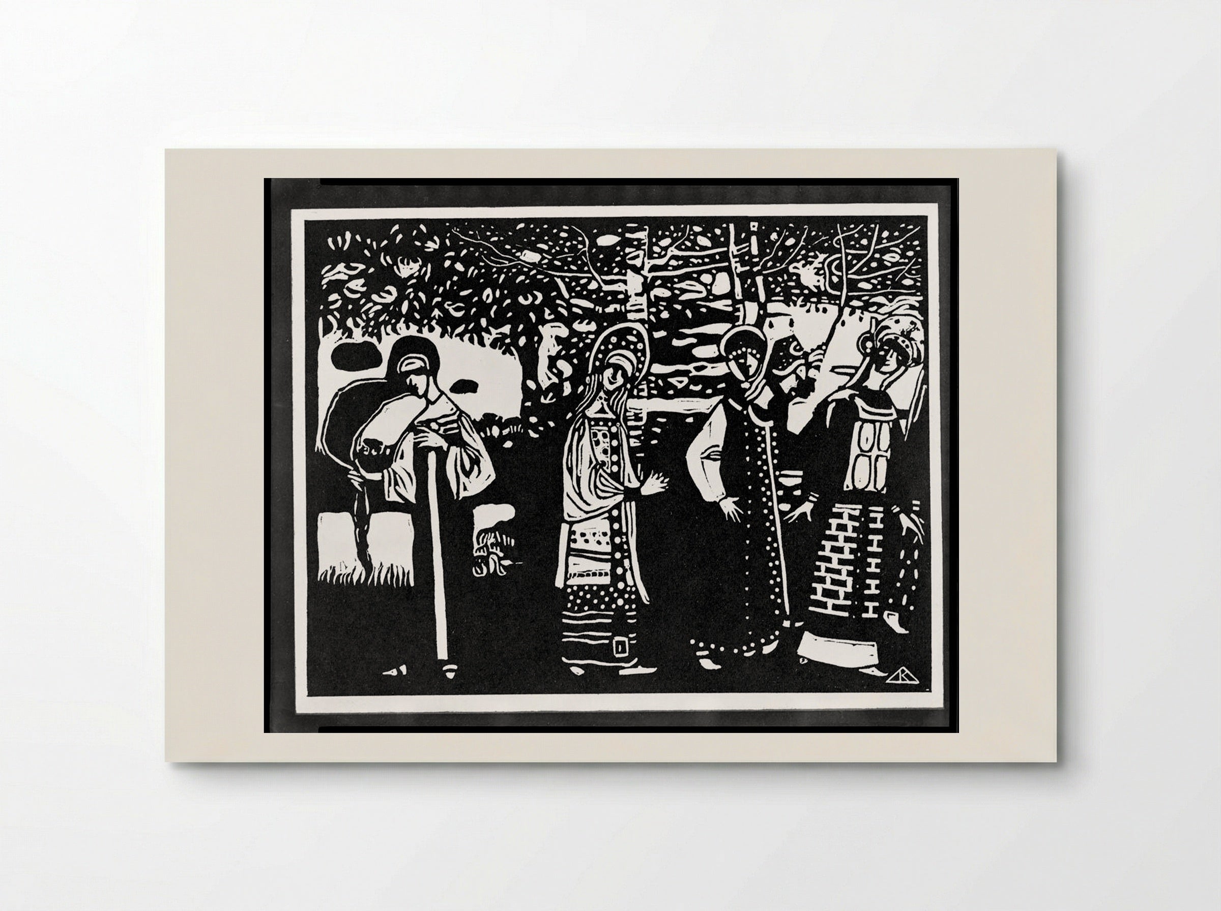 Women in the Woods - Wassily Kandinsky - Poster