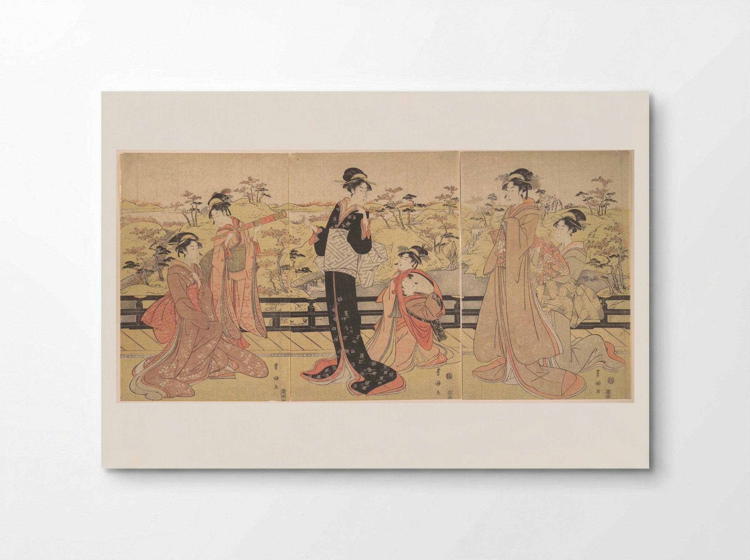 Women on a Veranda - Utagawa Toyokuni I - Poster