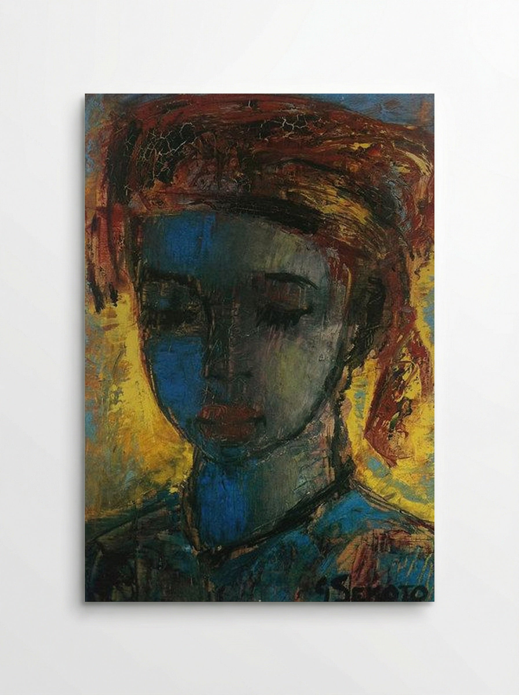 Women with Downcast Eyes - Gerard Sekoto - Poster