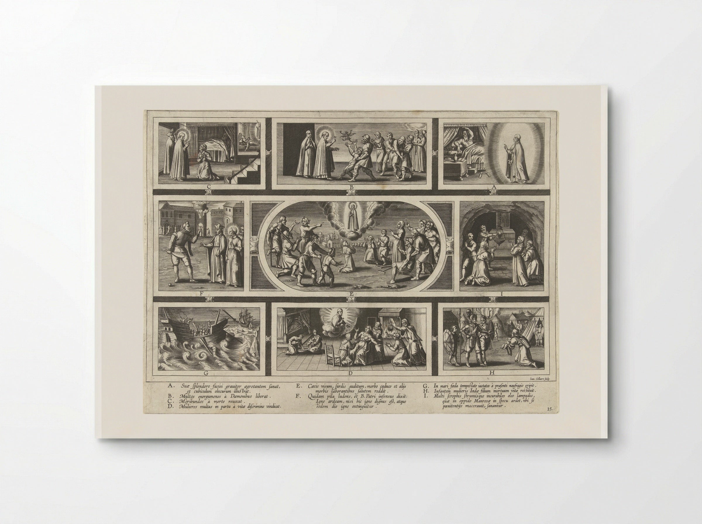 Wonderen van Ignatius - Theodoor Galle - Poster
