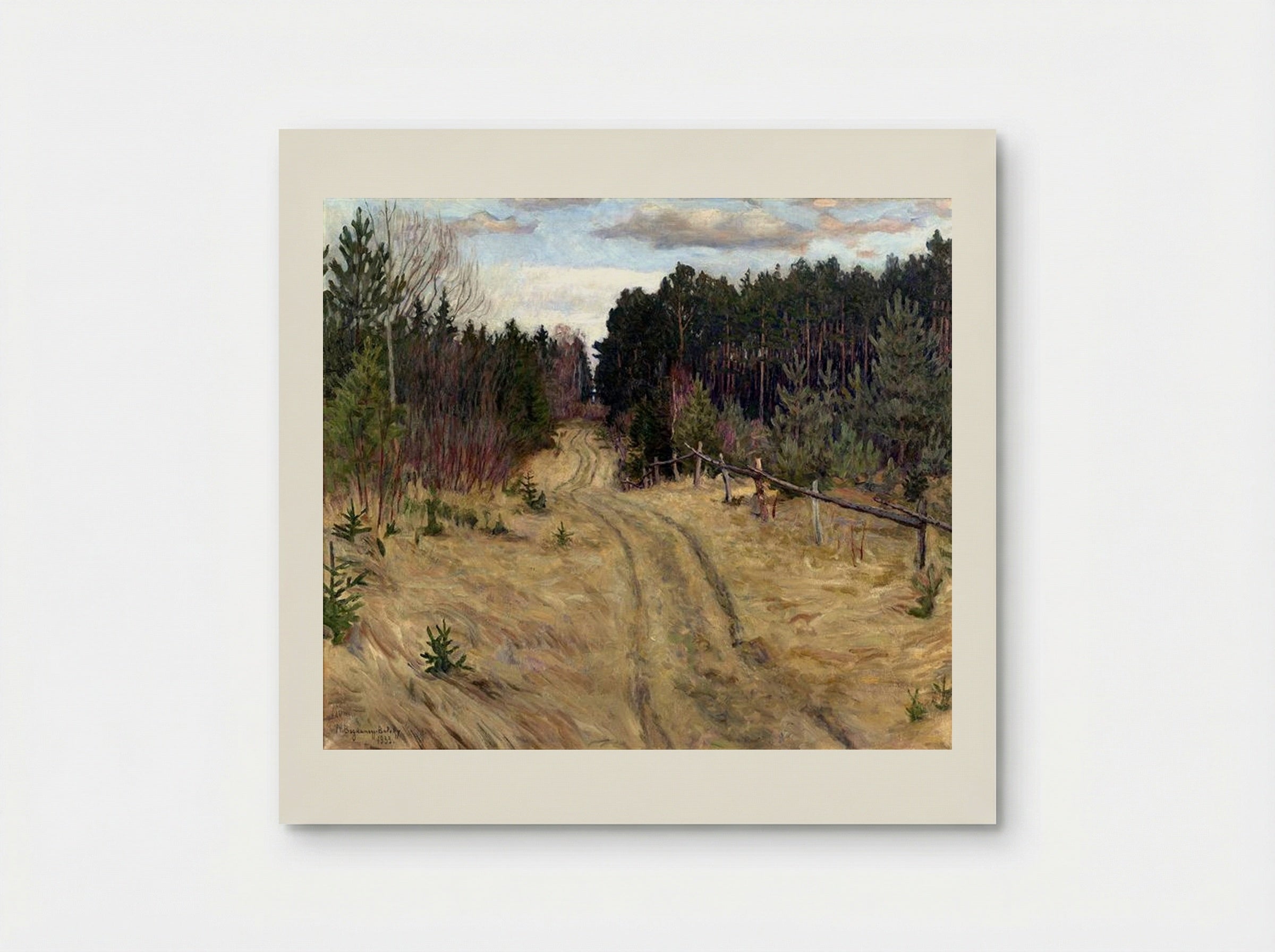Woodland Path - Nikolay Bogdanov-Belsky - Poster