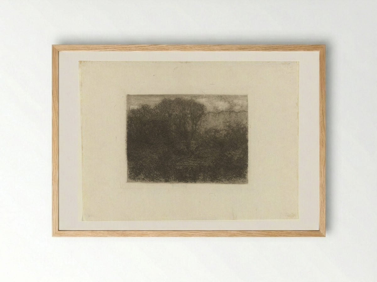 Woodland Pond - Matthijs Maris - Framed Print Wood