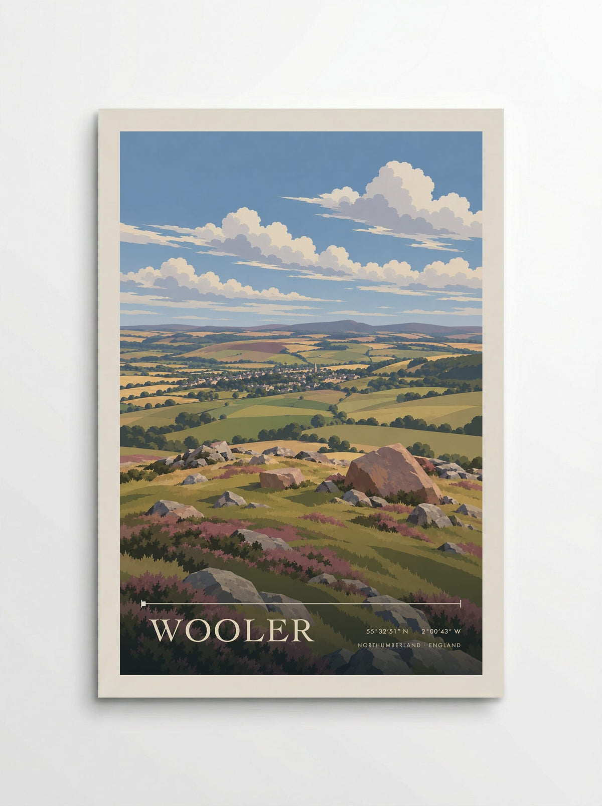 Wooler, Northumberland | Travel Poster - Poster
