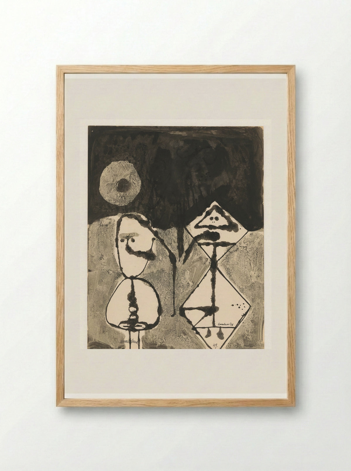 Woordbreuk - Lucebert - Framed Print Wood
