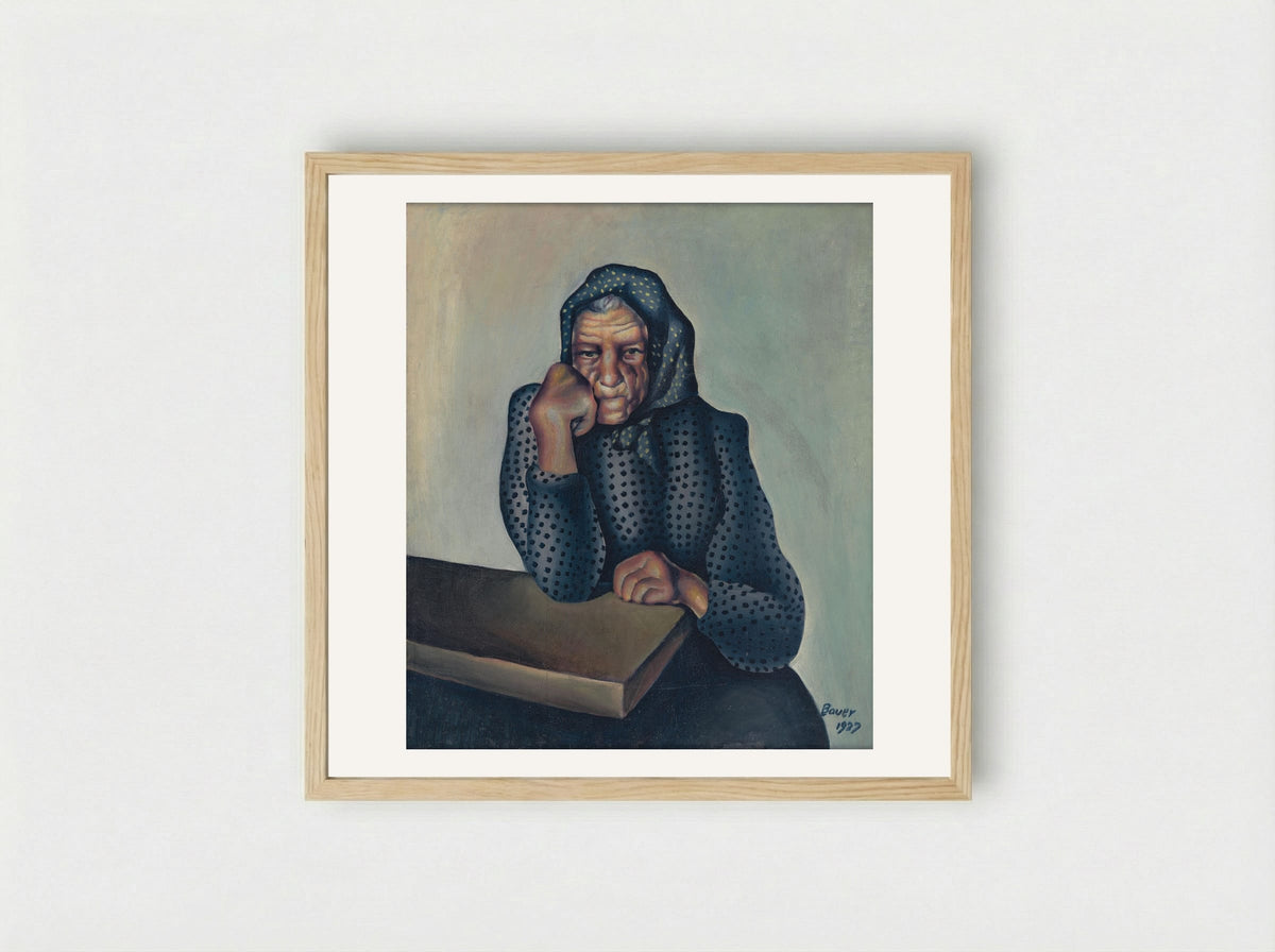 Worry - Konstantin Bauer - Framed Print Wood