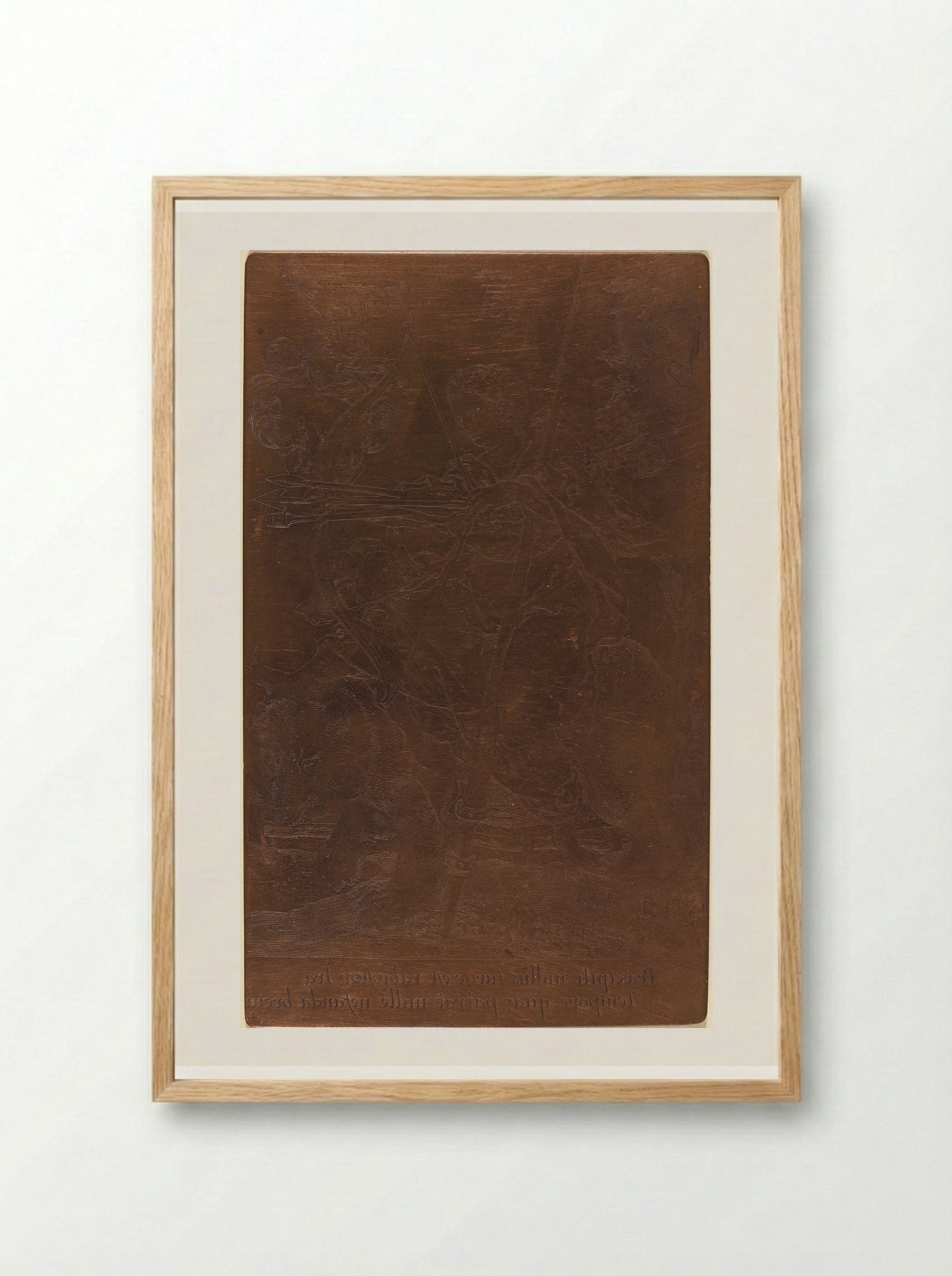 Wrath - Heinrich Aldegrever - Framed Print Wood