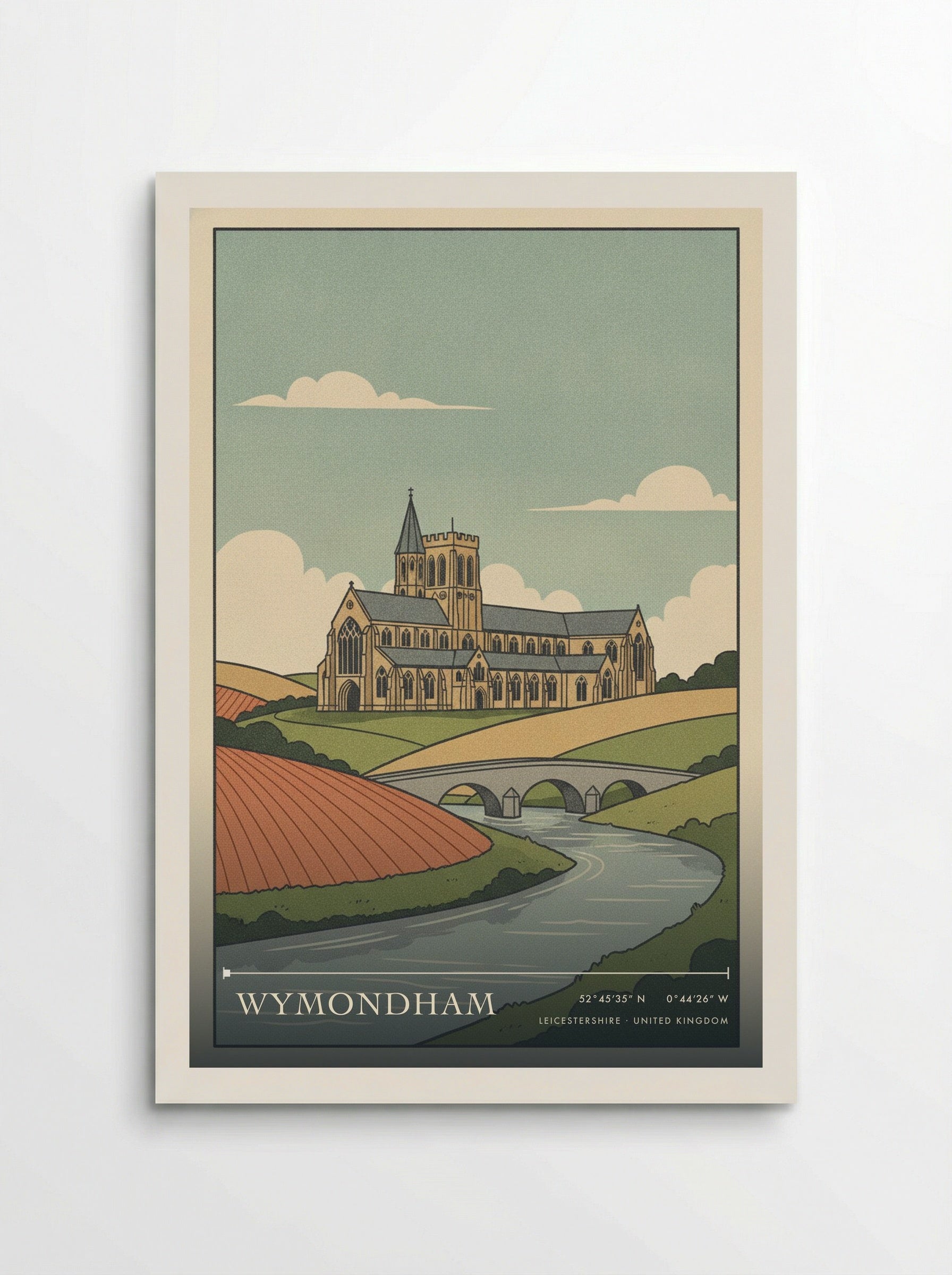 Wymondham Leicestershire United Kingdom Travel Poster - Poster