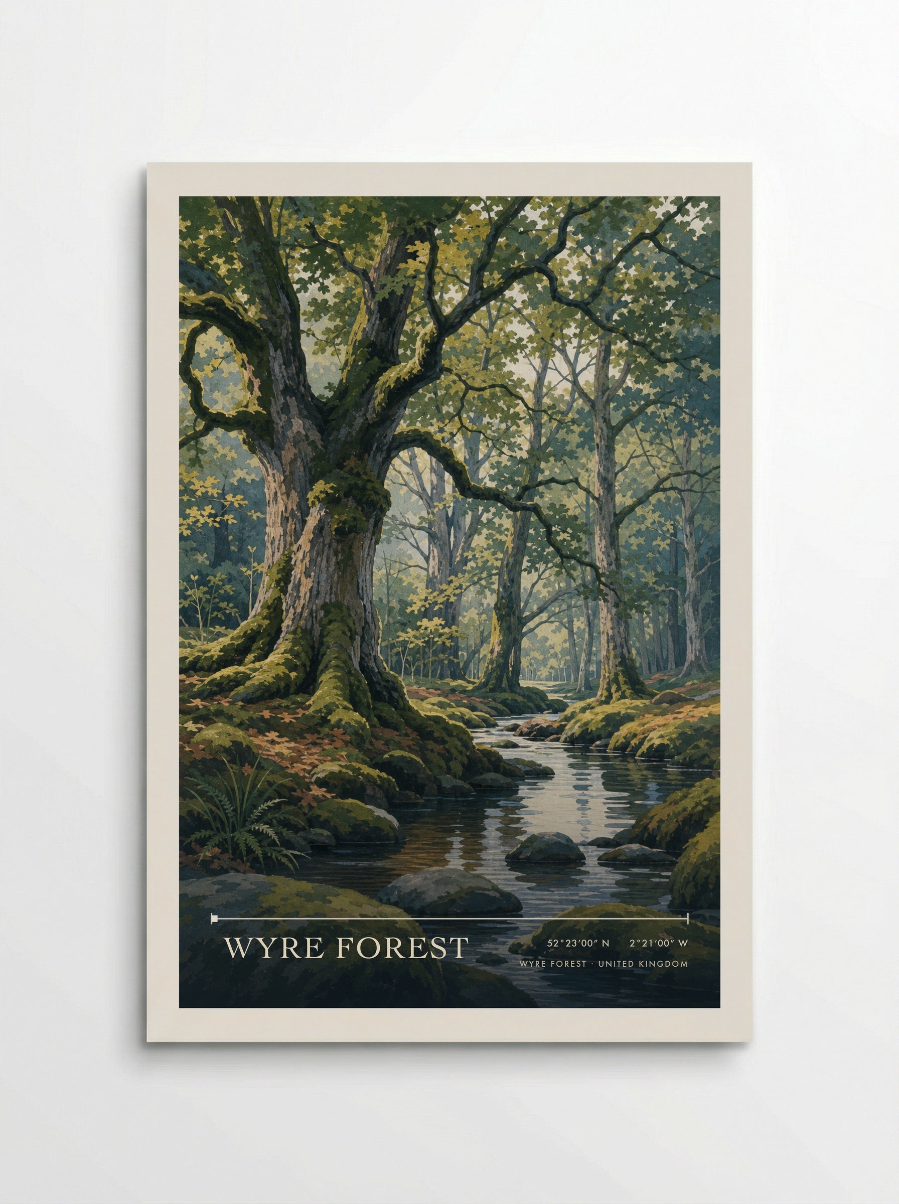 Wyre Forest United Kingdom Travel Poster - Poster