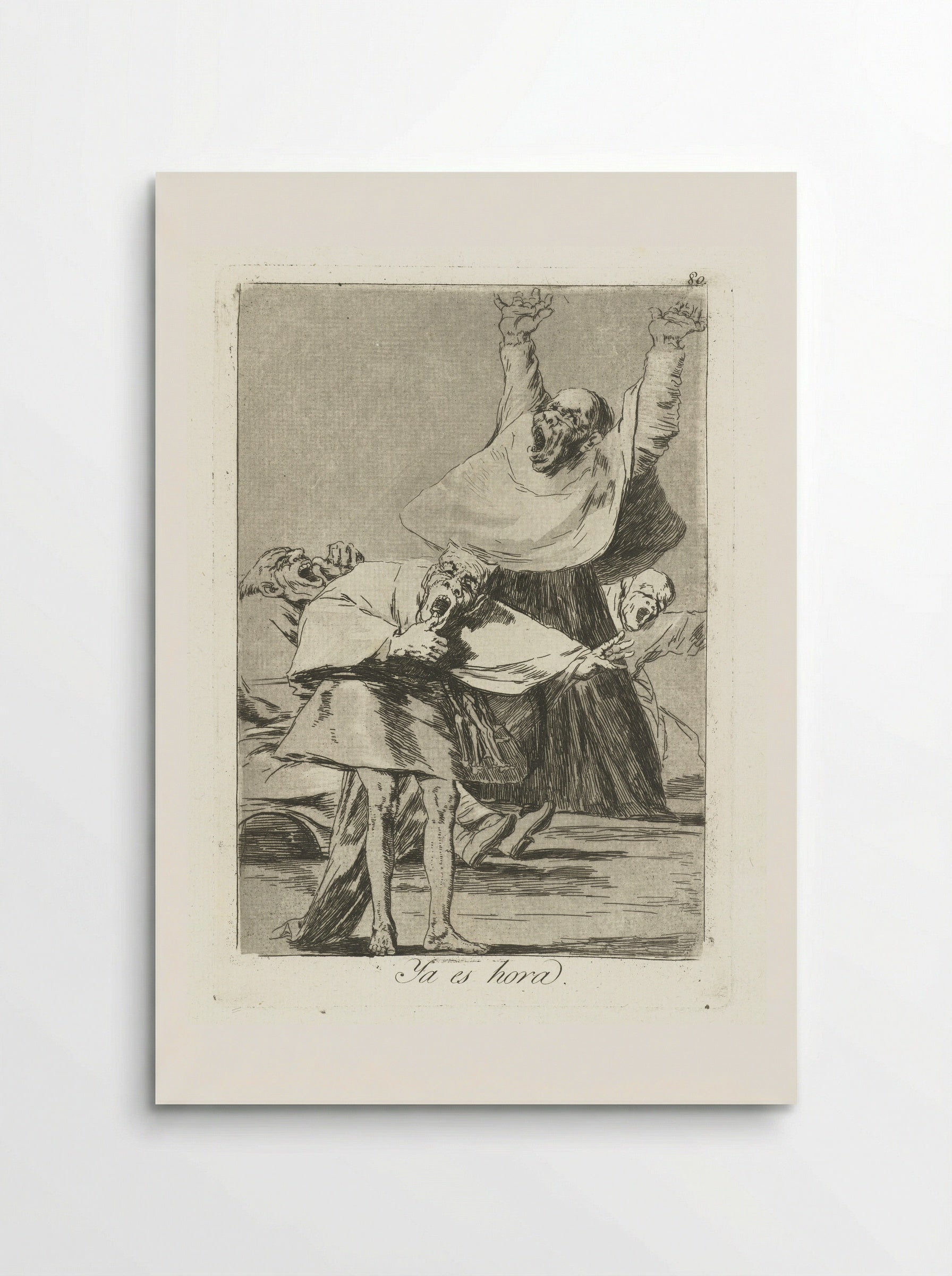Ya es hora (It is time) - Francisco de Goya - Poster