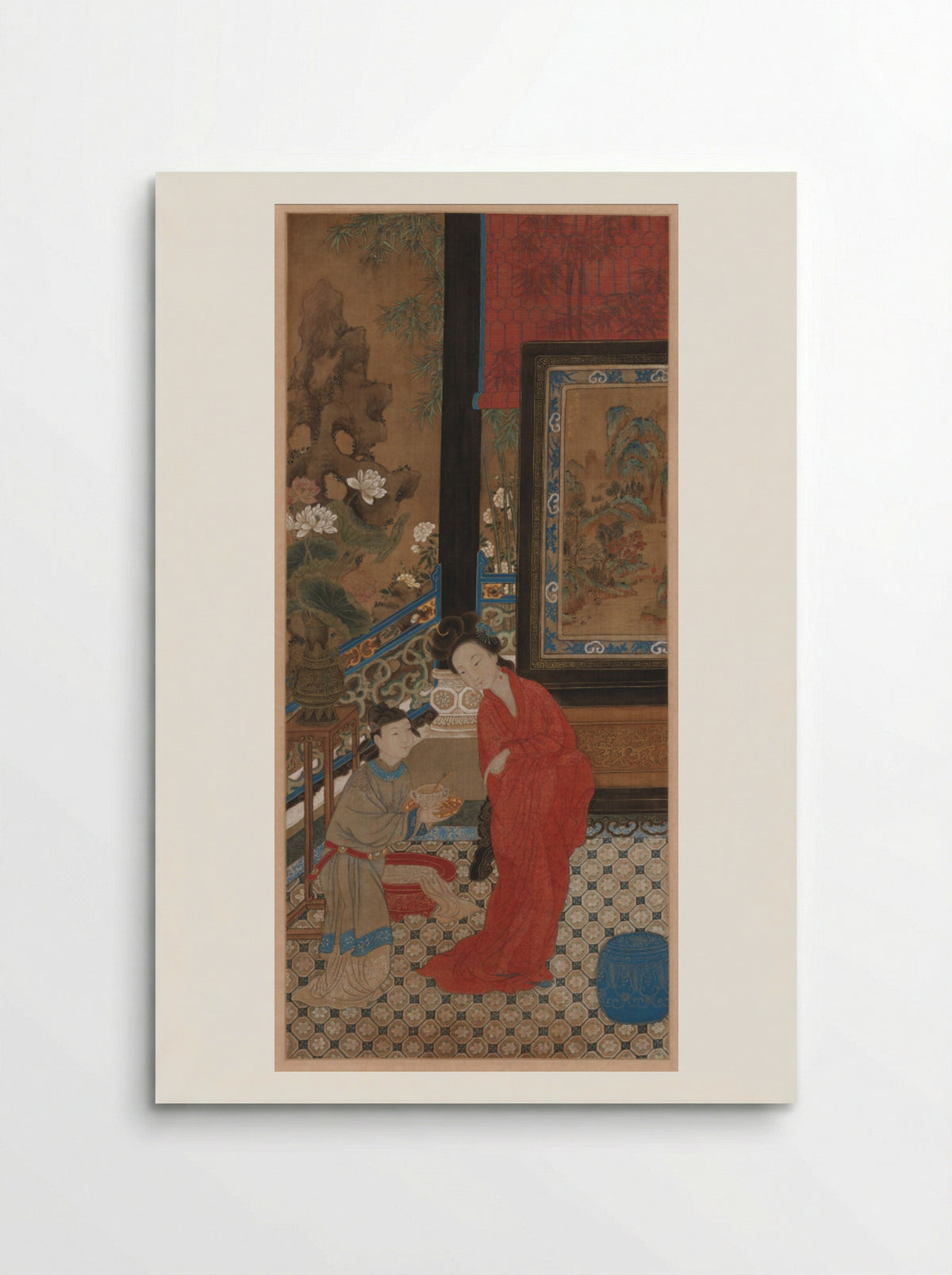 Yang Guifei Leaving the Bath - Gu Jianlong - Poster