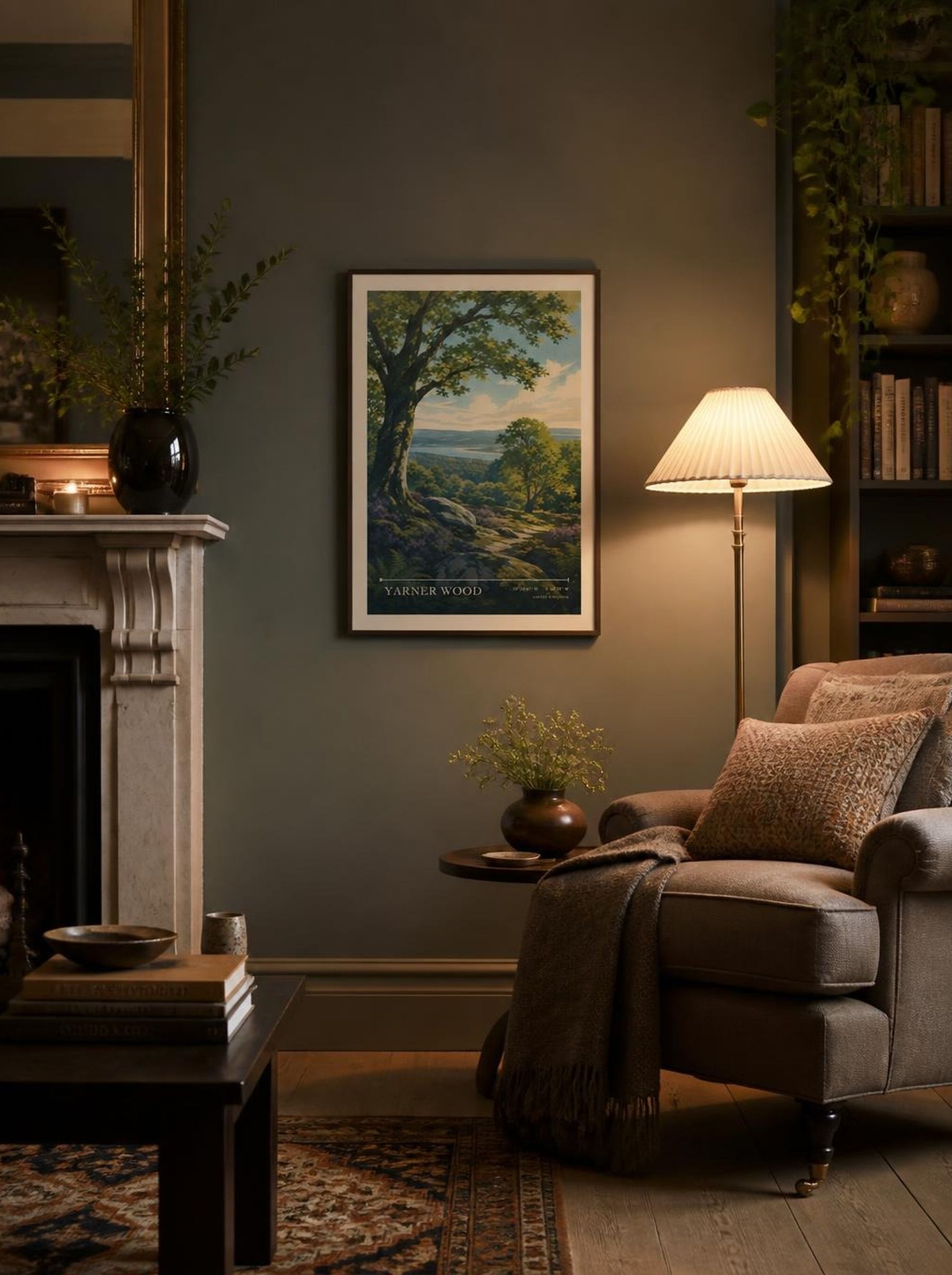 Yarner Wood United Kingdom Travel Poster - Lifestyle