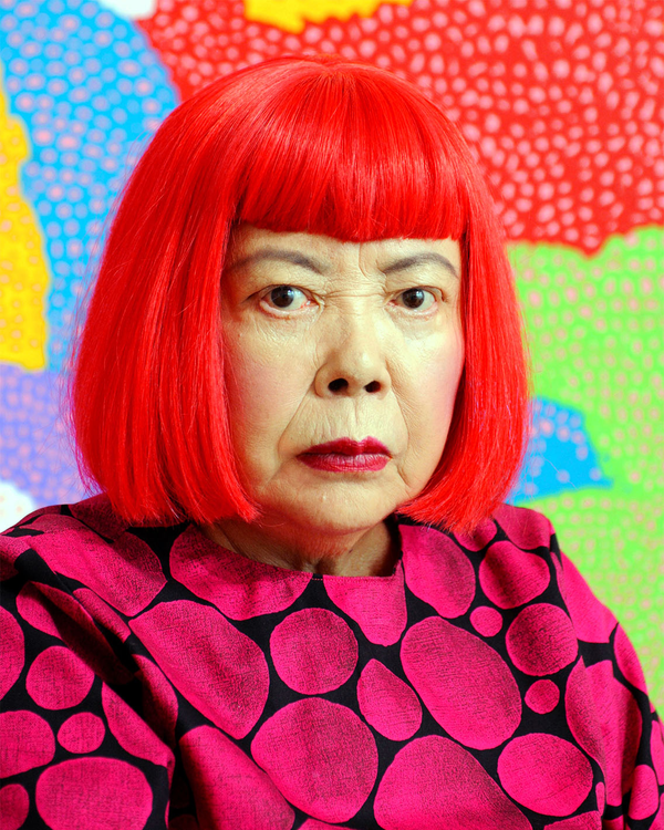 Yayoi Kusama portrait