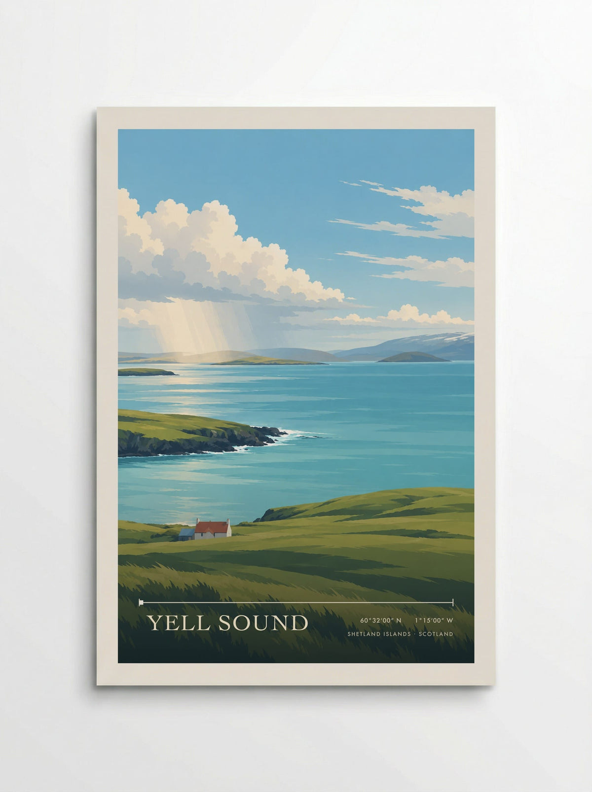 Yell Sound, Shetland Islands | Travel Poster - Poster