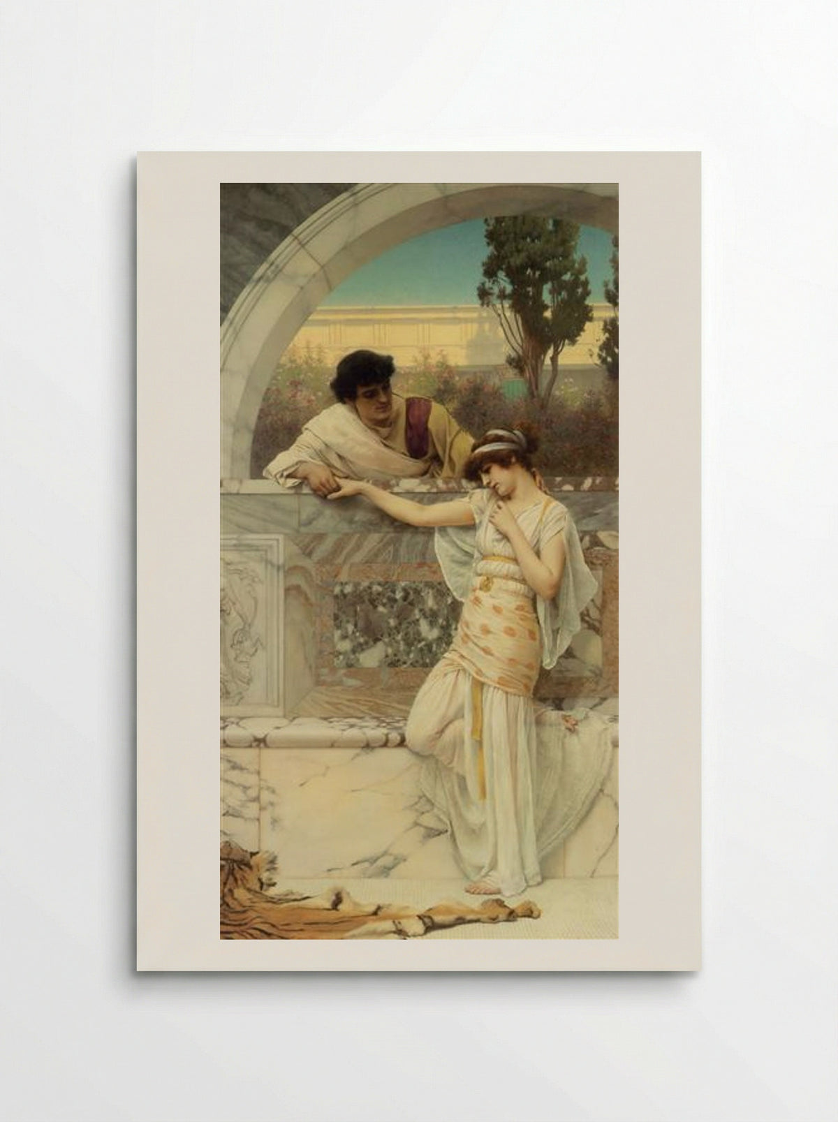 Yes or No - John William Godward - Poster