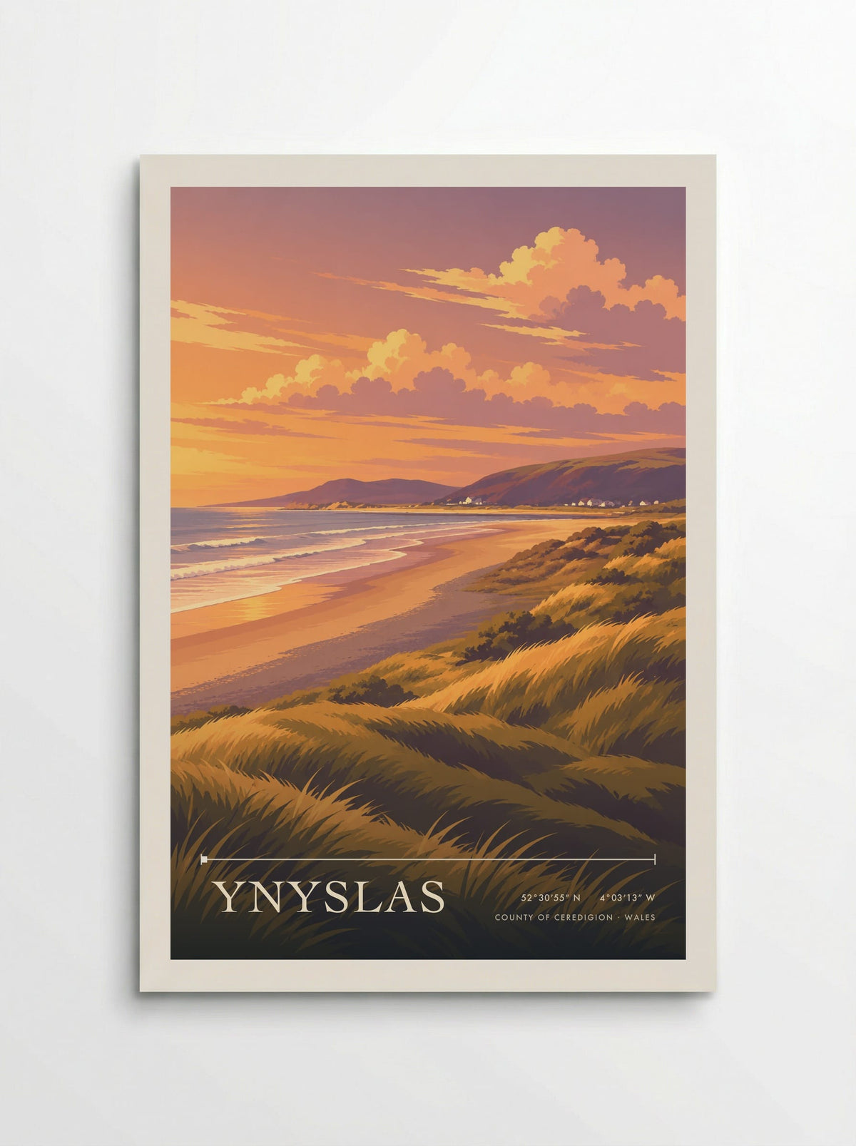 Ynyslas, County of Ceredigion | Travel Poster - Poster