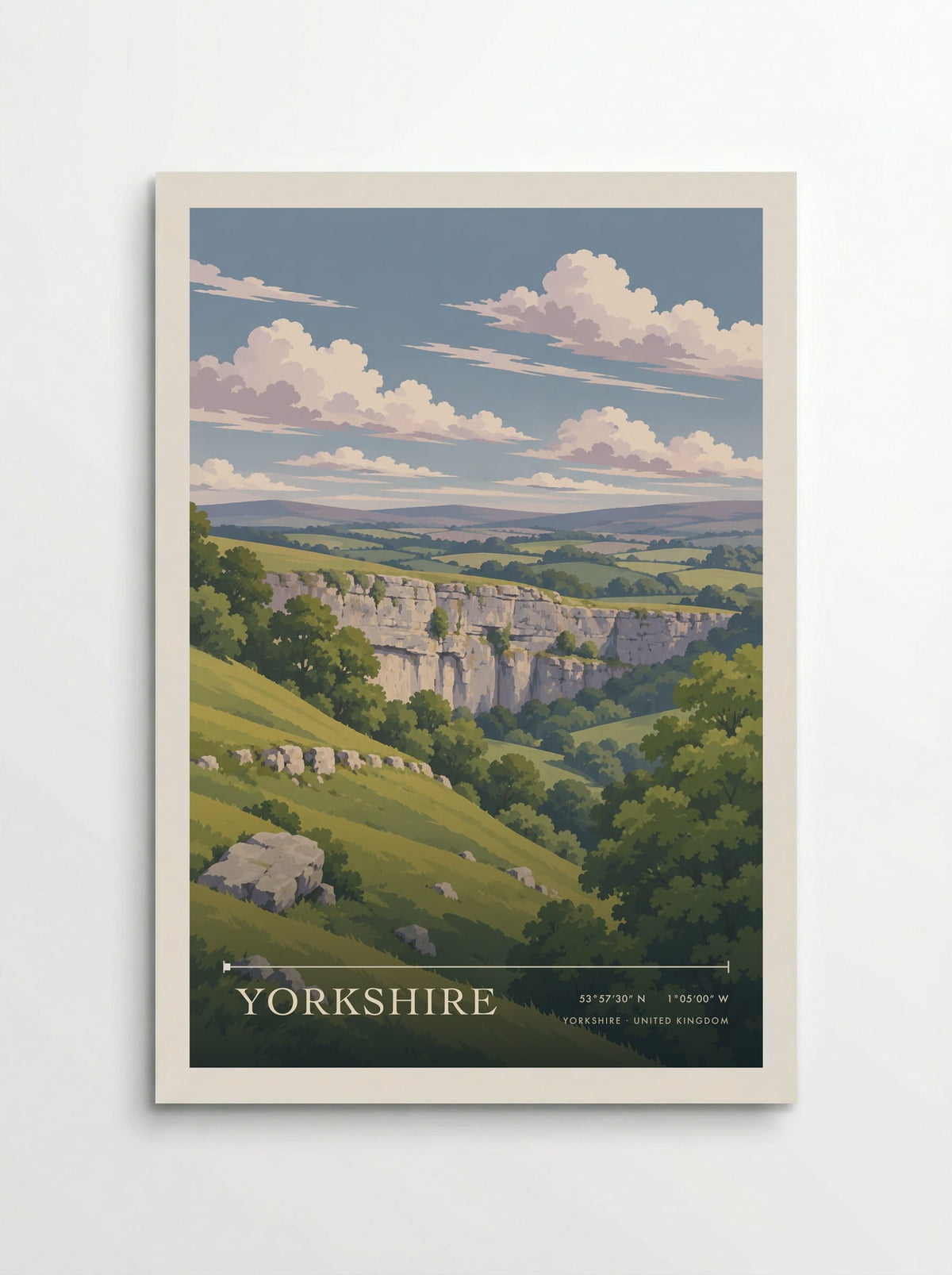 Yorkshire | Travel Poster - Poster