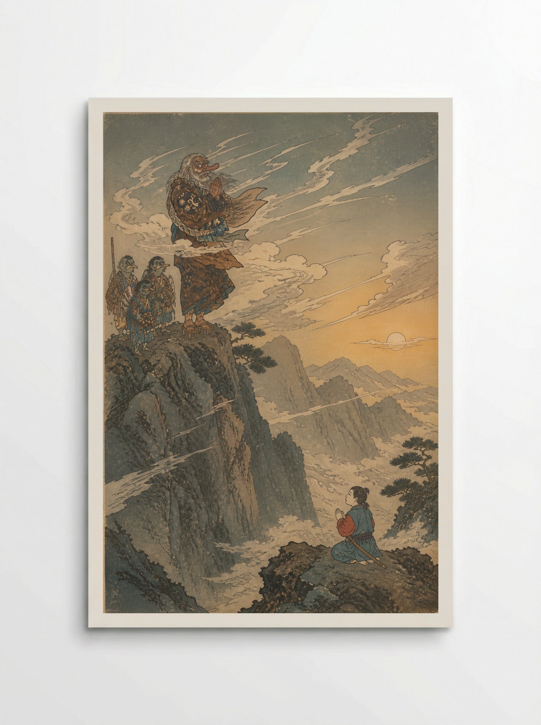 Yoshitsune and the Tengu of Kurama: The Mountain Farewell - Poster