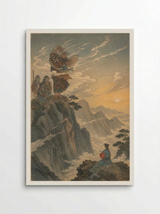 Yoshitsune and the Tengu of Kurama: The Mountain Farewell