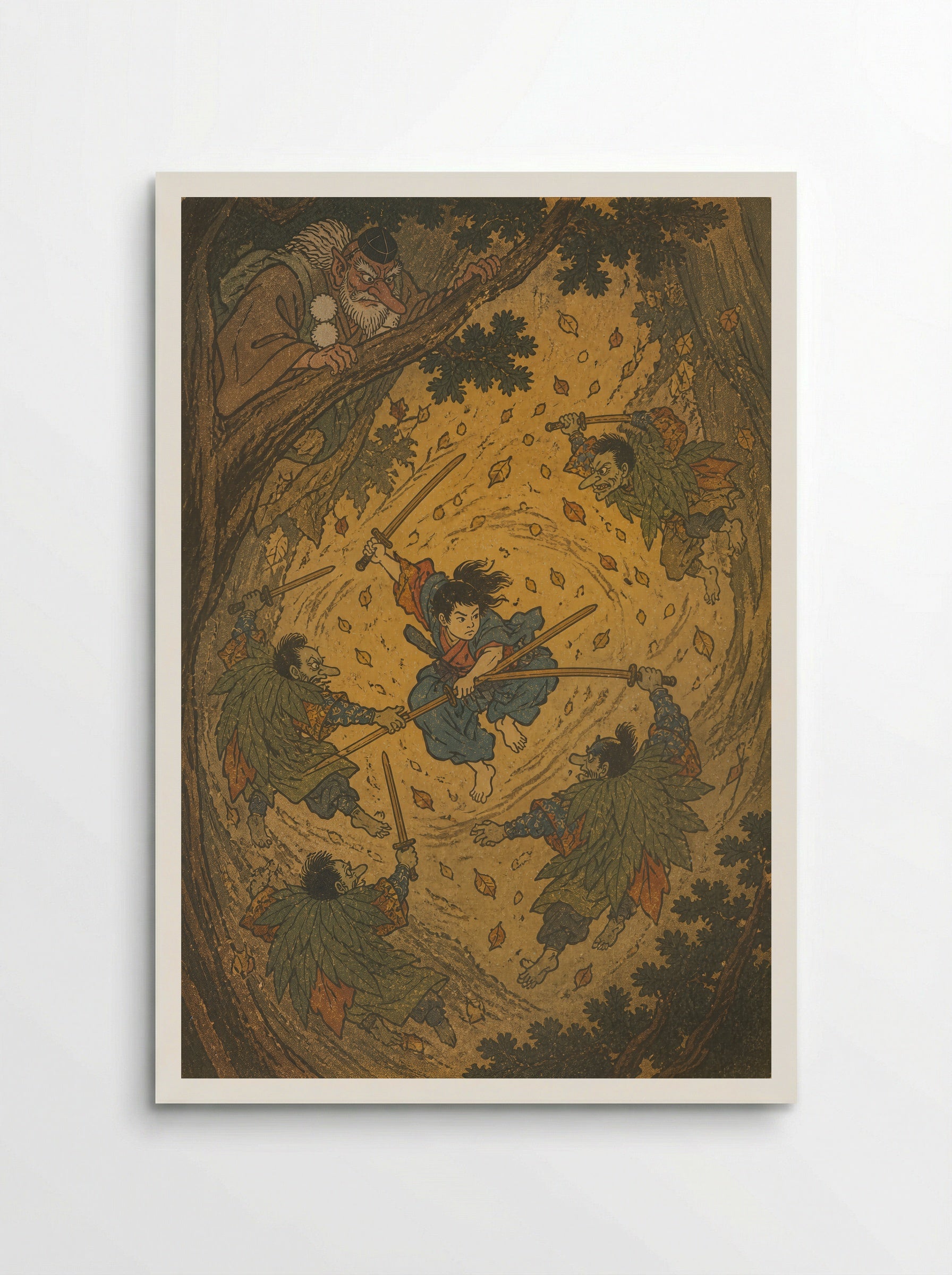 Yoshitsune and the Tengu of Kurama: The Teacher Takes the Air - Poster