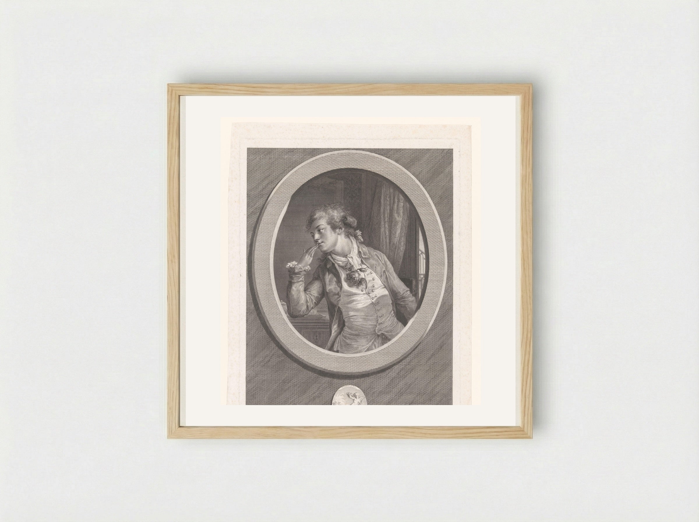 You May Count on My Oaths - Augustin de Saint-Aubin - Framed Print Wood