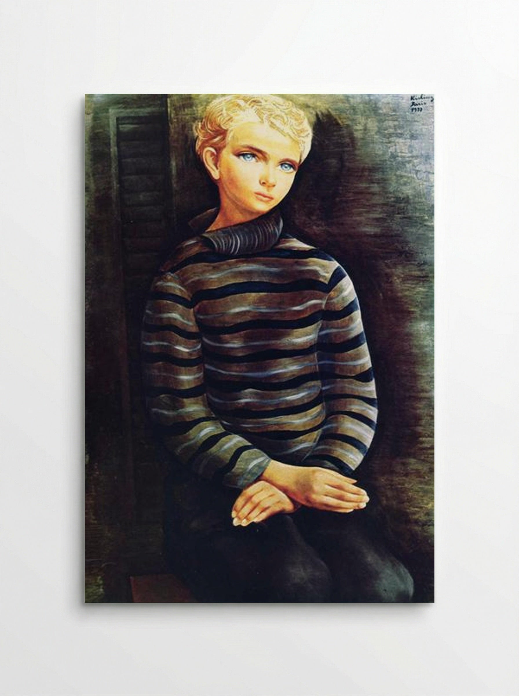 Young Blond Boy - Moïse Kisling - Poster