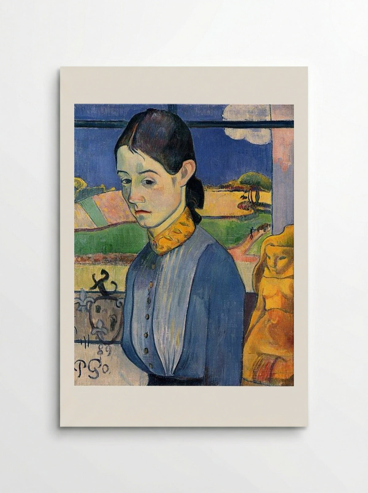 Young Breton Woman - Paul Gauguin - Poster