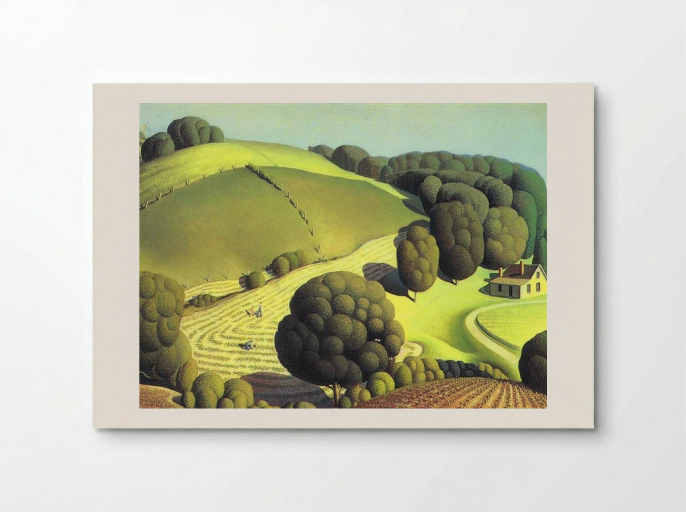 Young Corn - Grant Wood - Poster