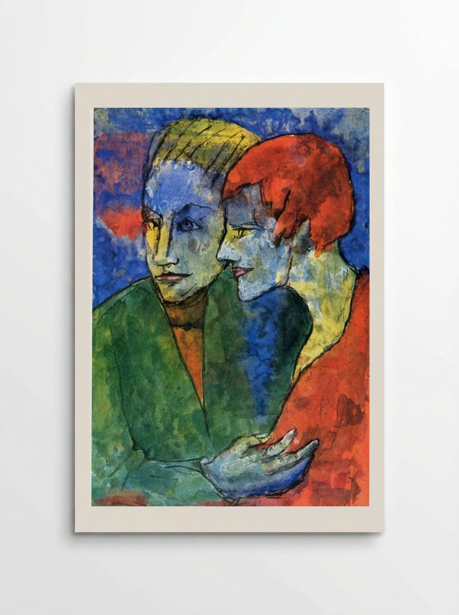 Young Couple - Emil Nolde - Poster