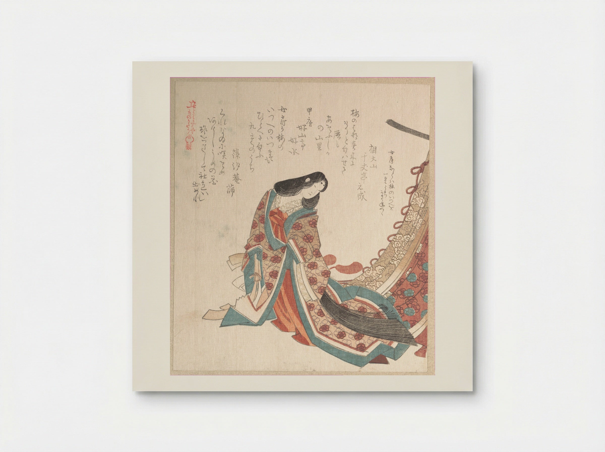 Young Court Lady - Kubo Shunman - Poster