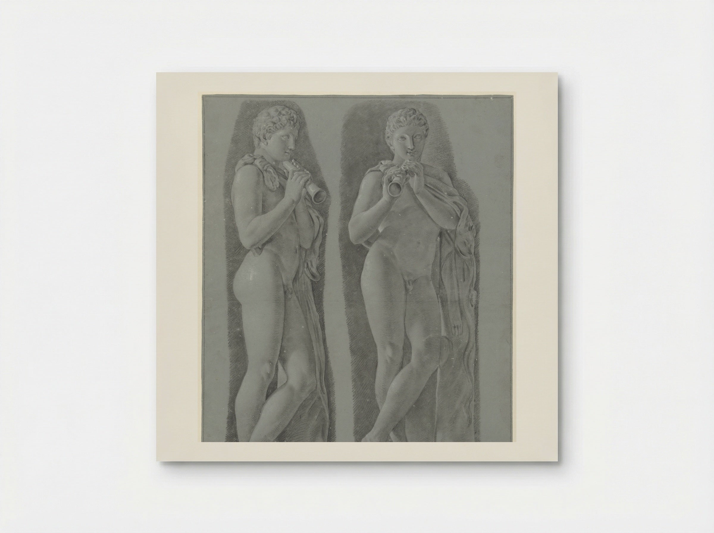 Young Fauns in the Capitoline Museum - Jean Grandjean - Poster