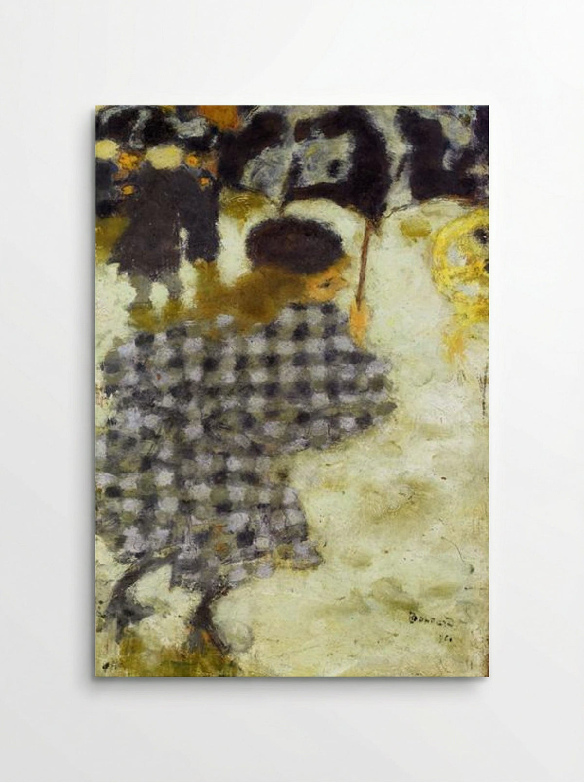 Young Girl with Umbrella - Pierre Bonnard - Poster