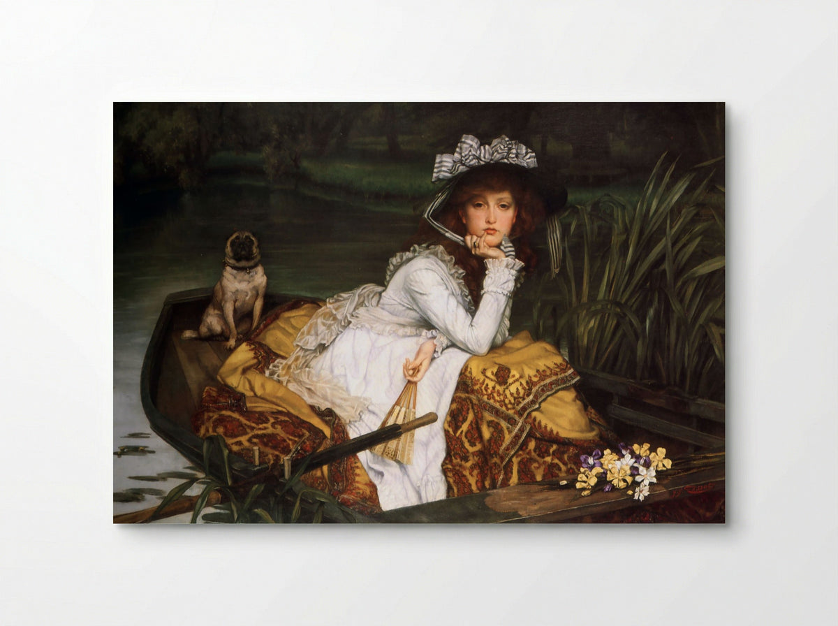 Young Lady In A Boat - James Tissot - Poster