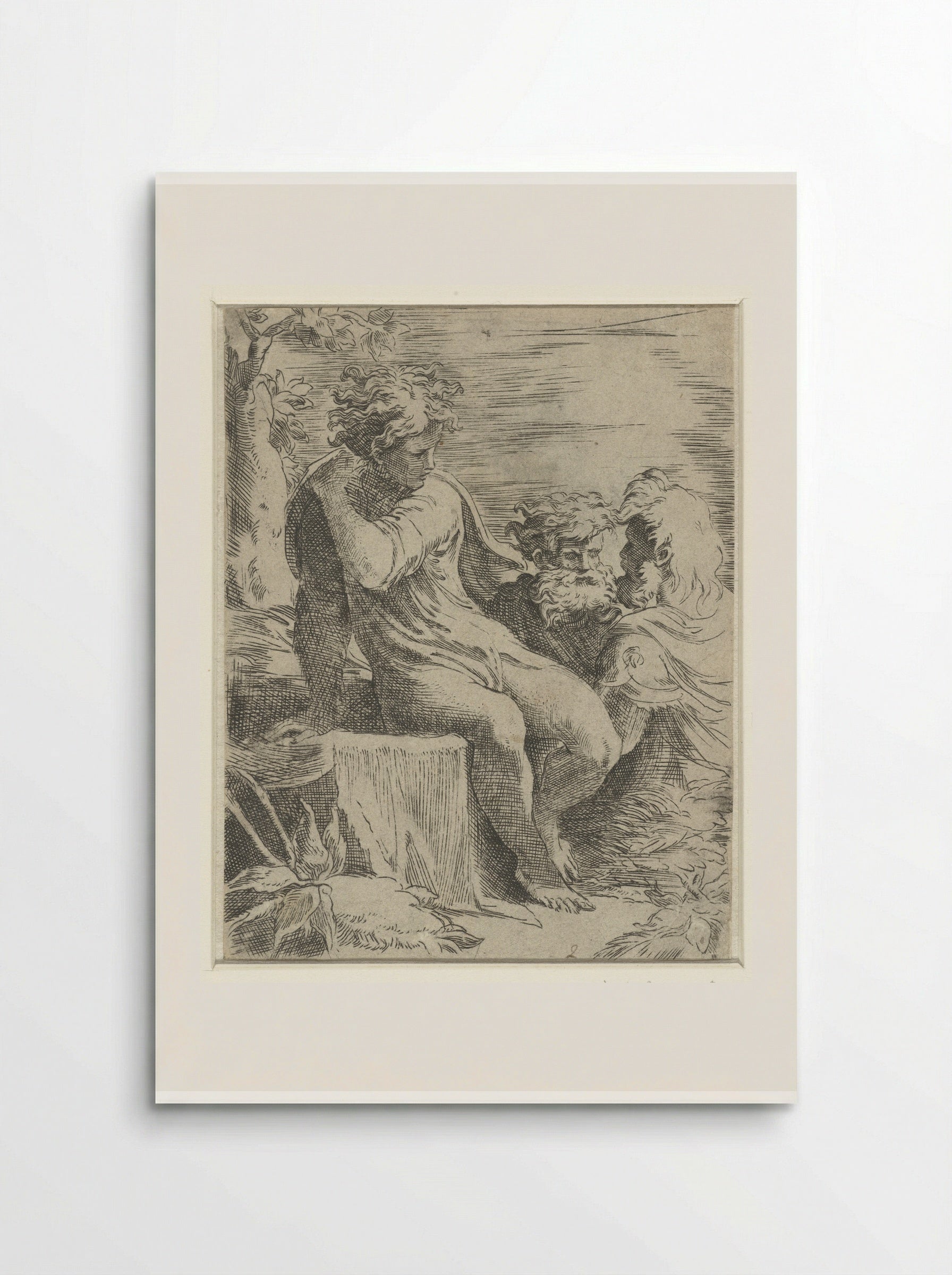 Young Man and Two Old Men - Parmigianino - Poster