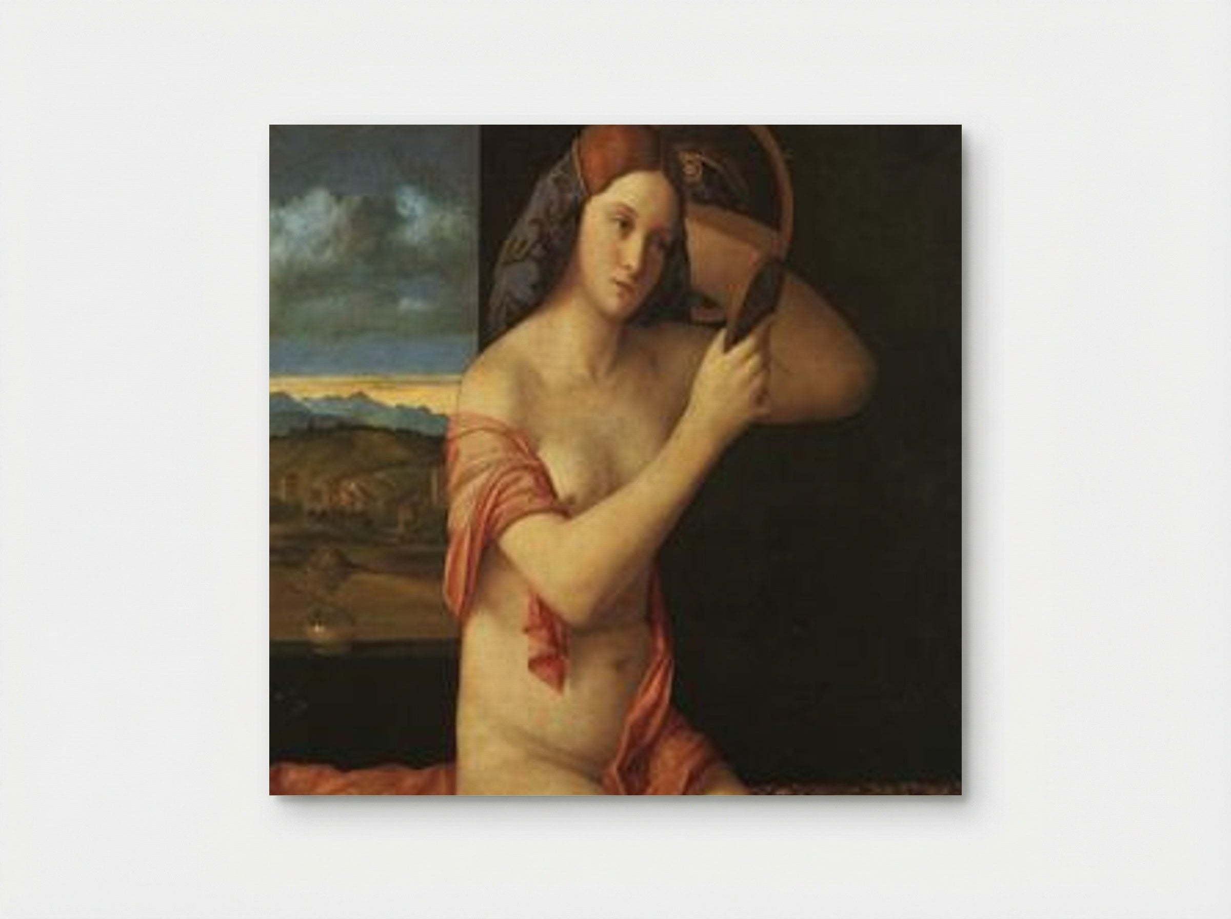 Young Woman at Her Toilet - Giovanni Bellini - Poster
