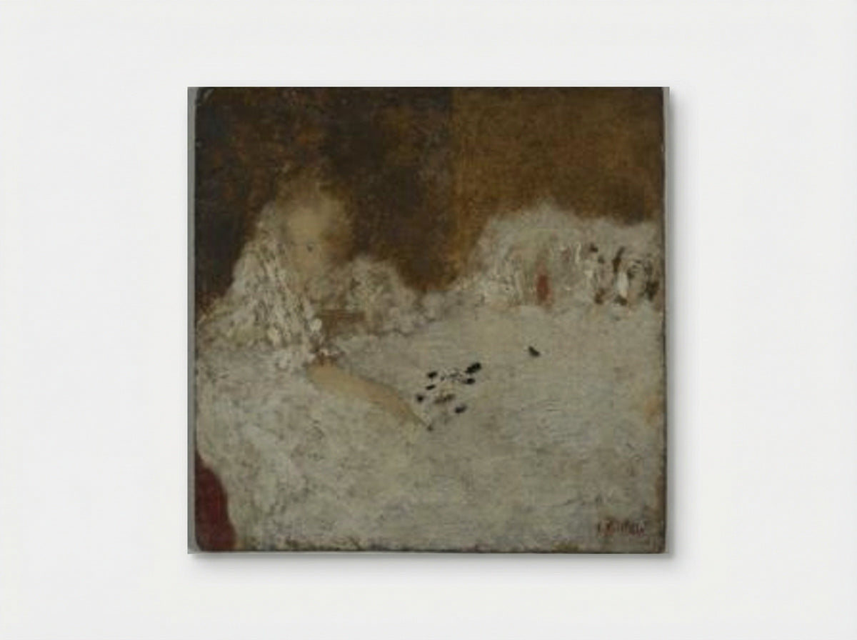 Young Woman in Bed - Edouard Vuillard - Poster