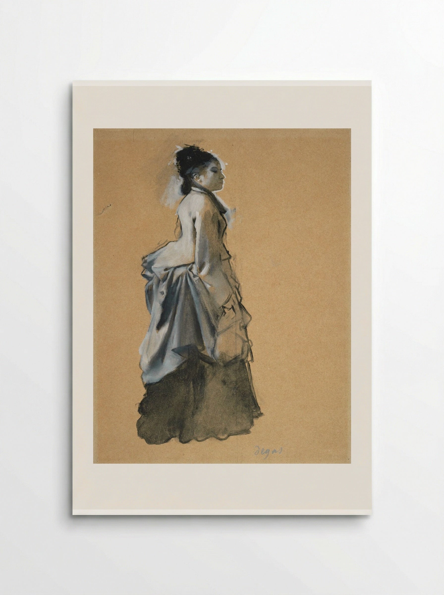 Young Woman in Street Costume - Hilaire-Germain-Edgar Degas - Poster