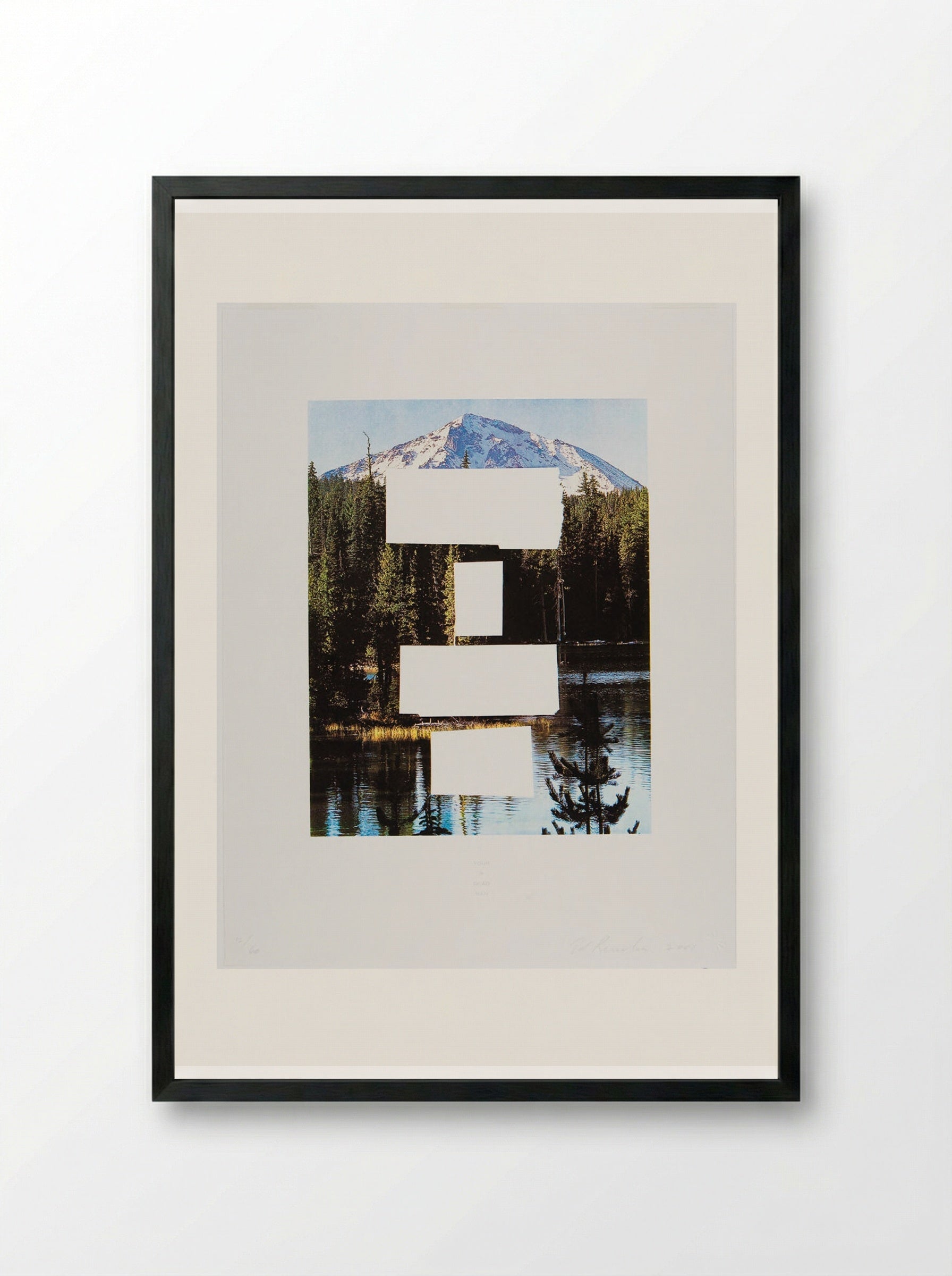 Your a Dead Man - Edward Ruscha - Framed Print Black